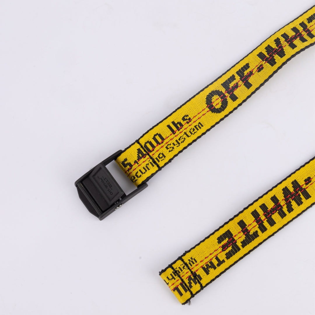 Off-White Yellow/Black Nylon Classic Industrial Belt