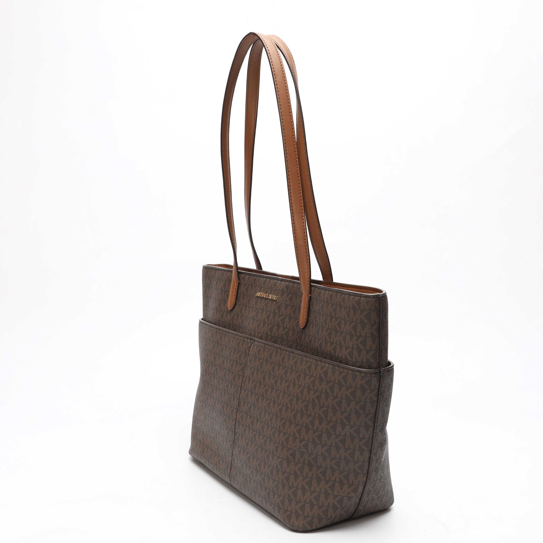Michael Kors Brown Bedford Medium Logo Tote