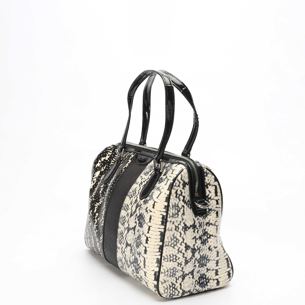 Coach Black And White Convertible Satchel