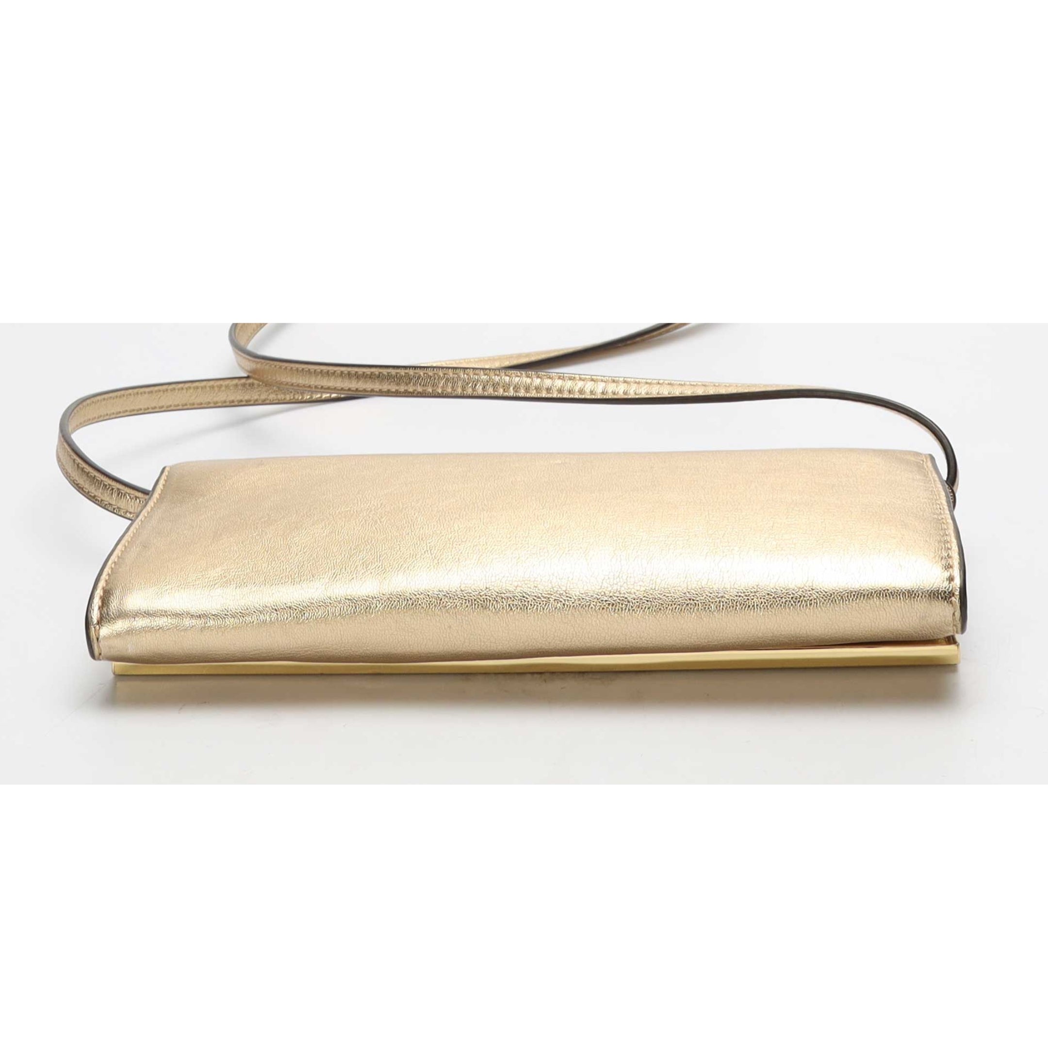 Michael Kors Lana Gold Clutch Bag