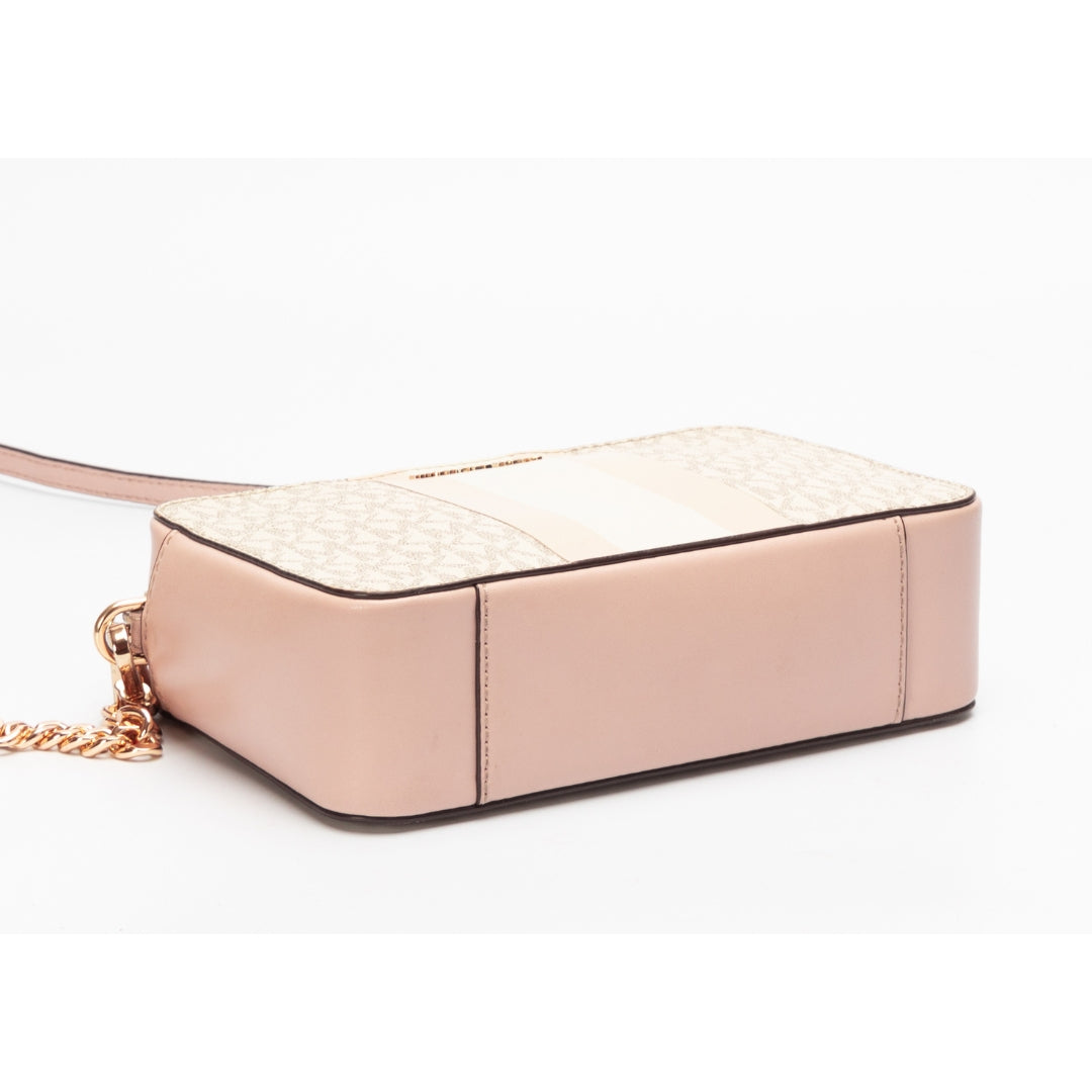 Michael Kors Ginny Medium Logo Stripe Crossbody Bag