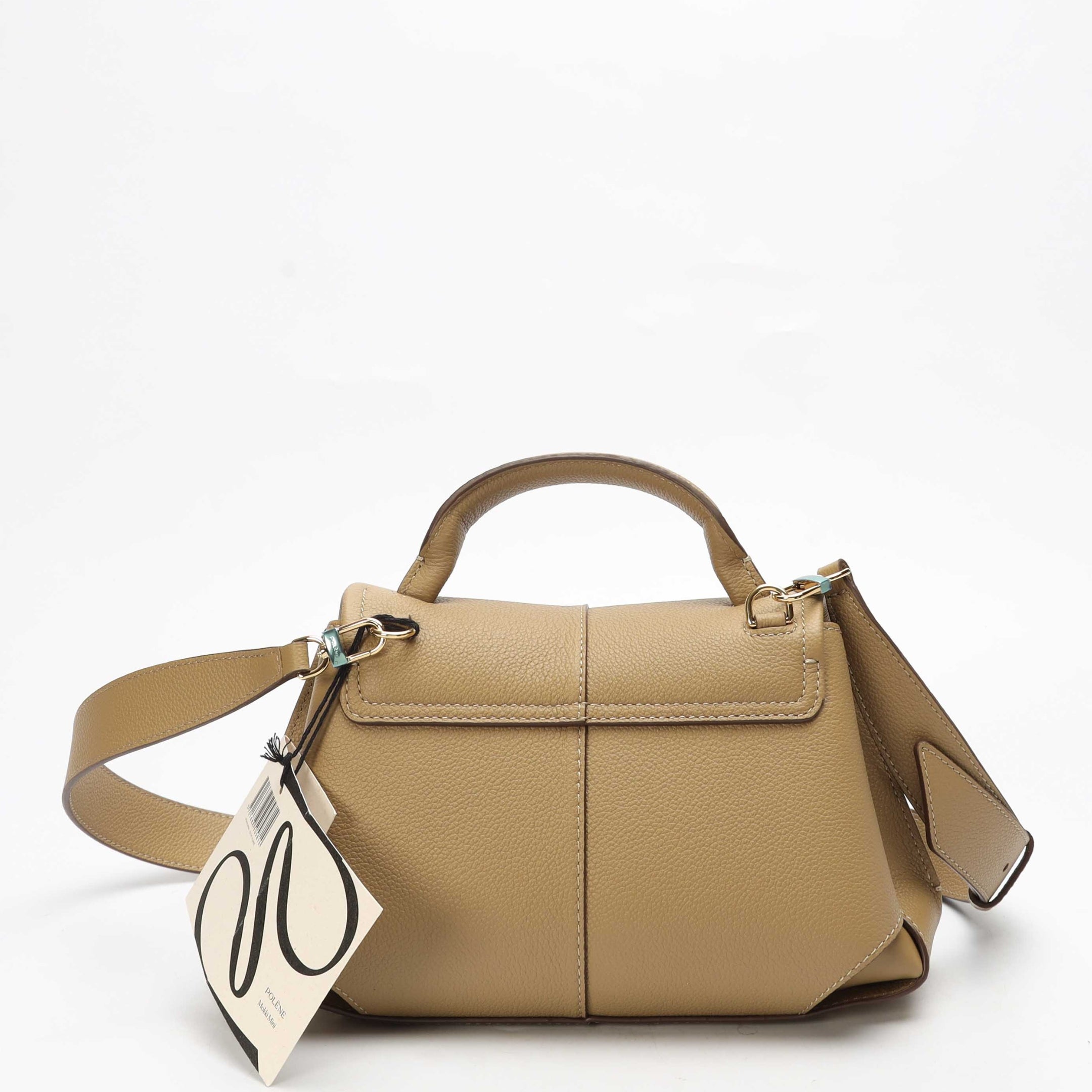 Polene Mokki Mini Ocher Crossbody Bag