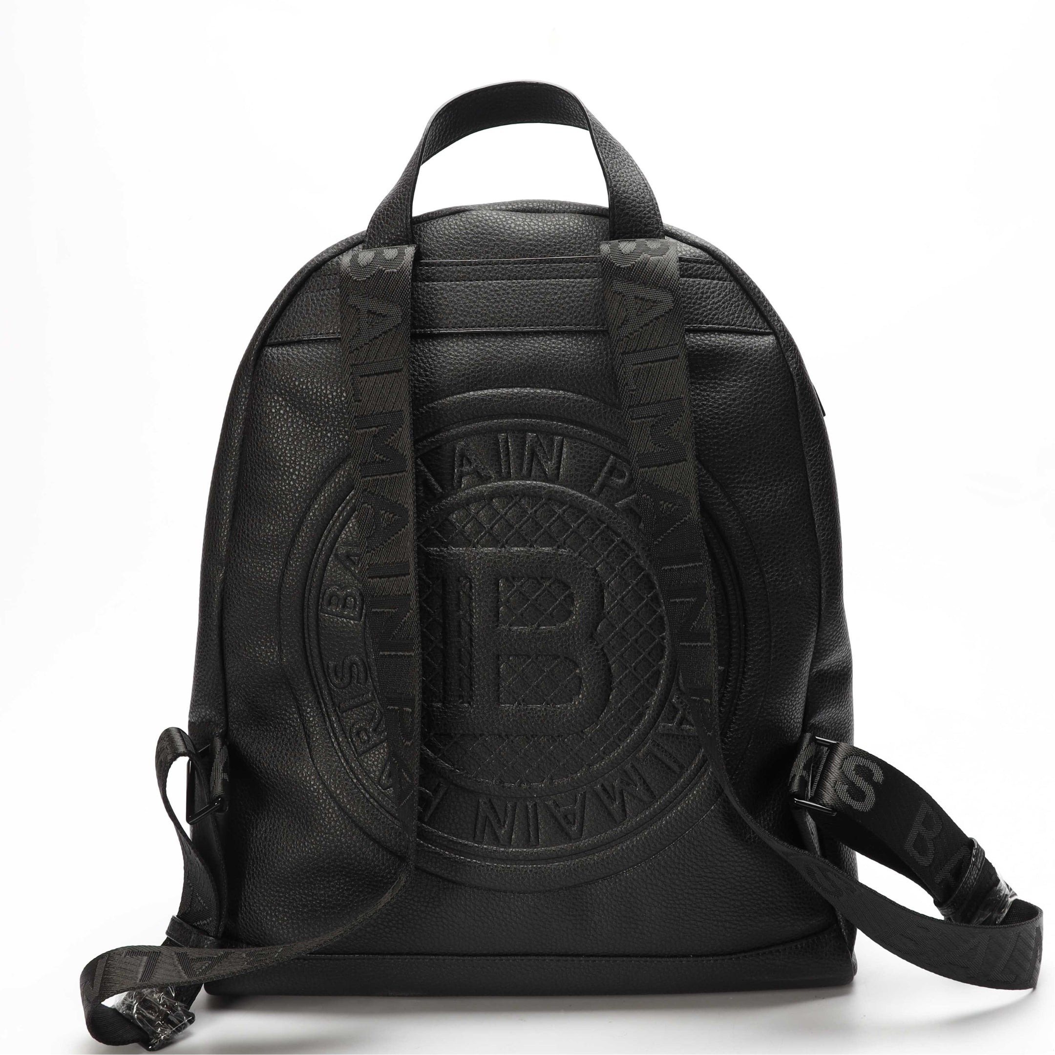 Balmain Black Backpack