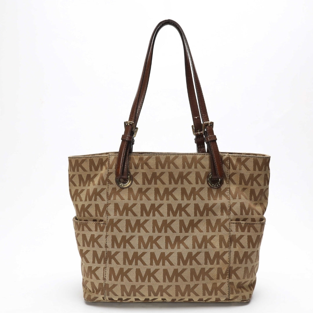 Michael Kors Jet Set Toffee Logo Tote