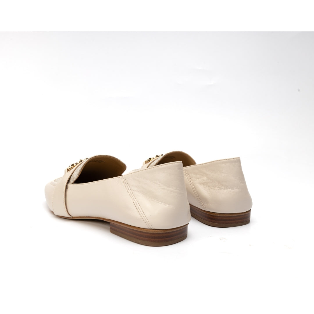 Michael Kors Tiffanie Leather and Empire Signature Logo Mule