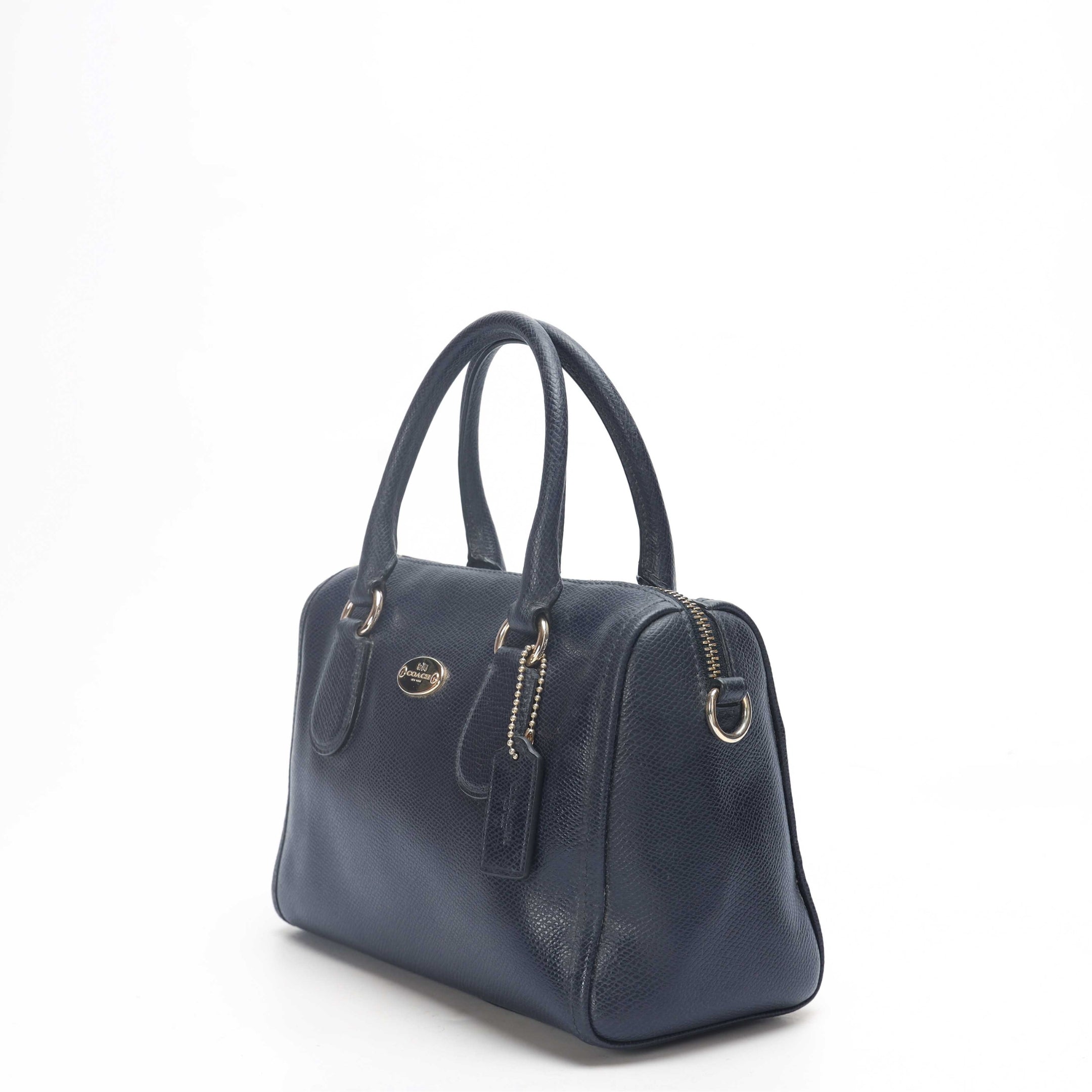 Coach Blue Mini Bennett Satchel
