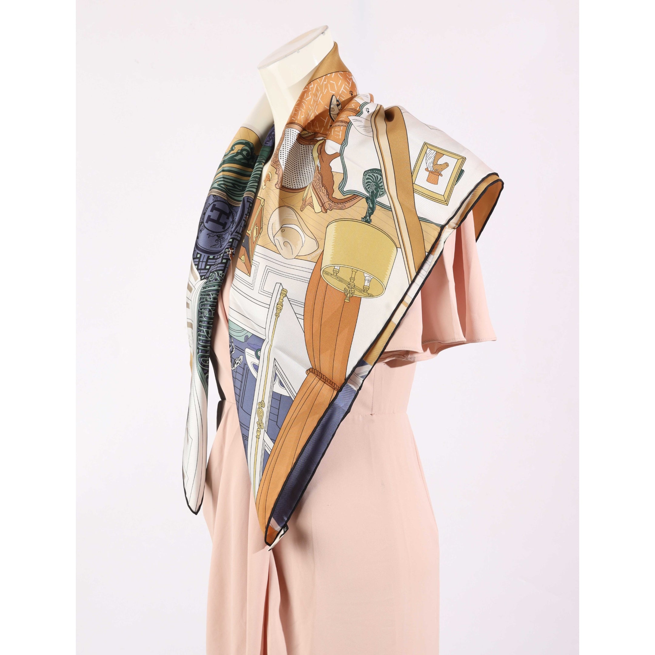 Hermes Hermescope Silk Scarf