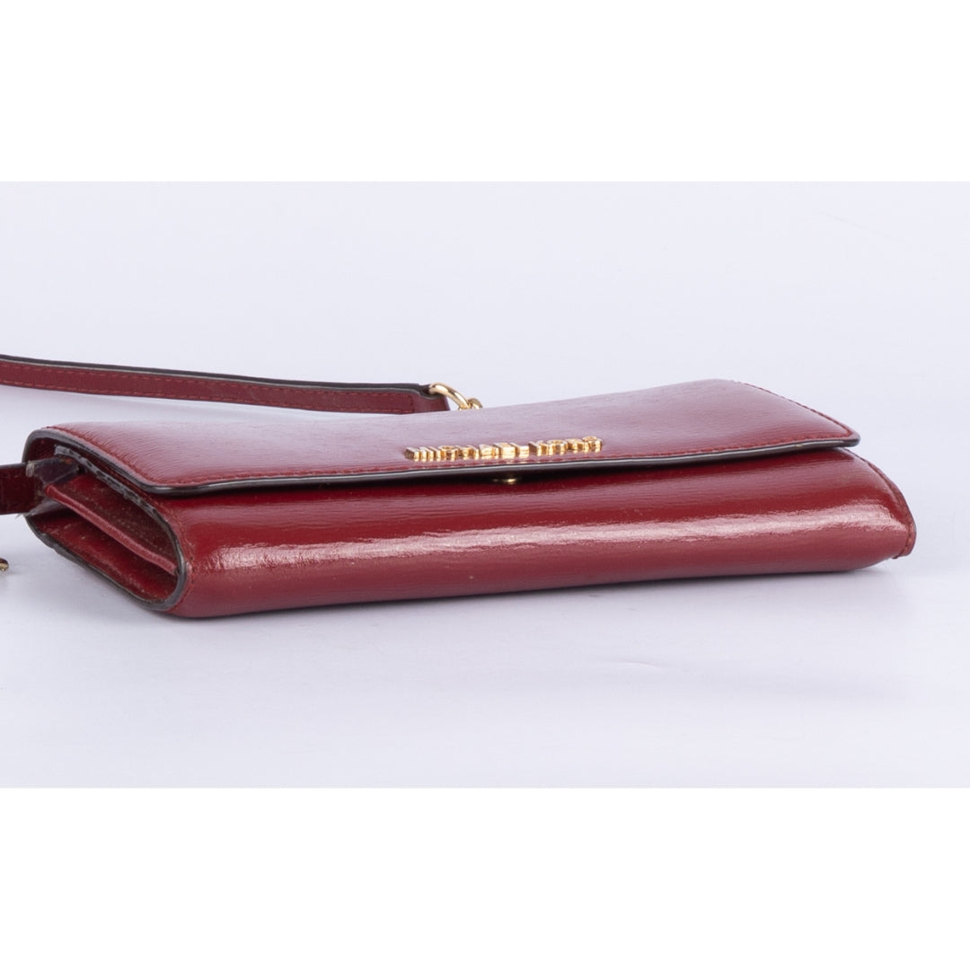 Michael Kors Leather Daniela Crossbody Bag