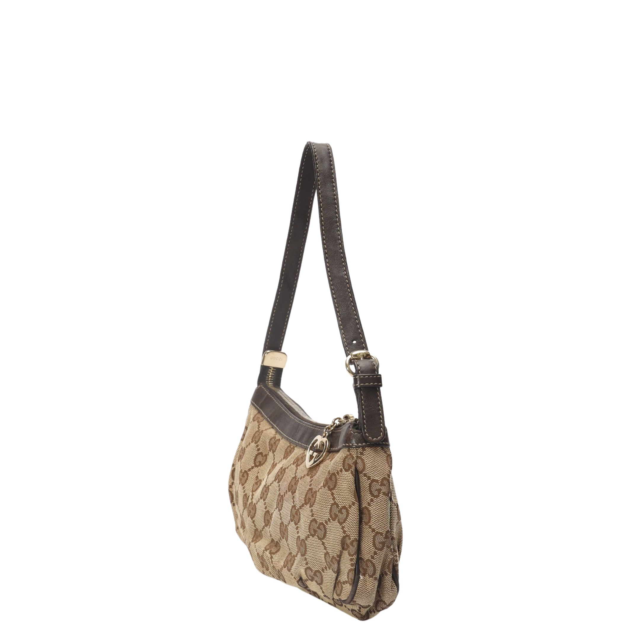 Gucci GG Canvas Lovely Heart Pochette