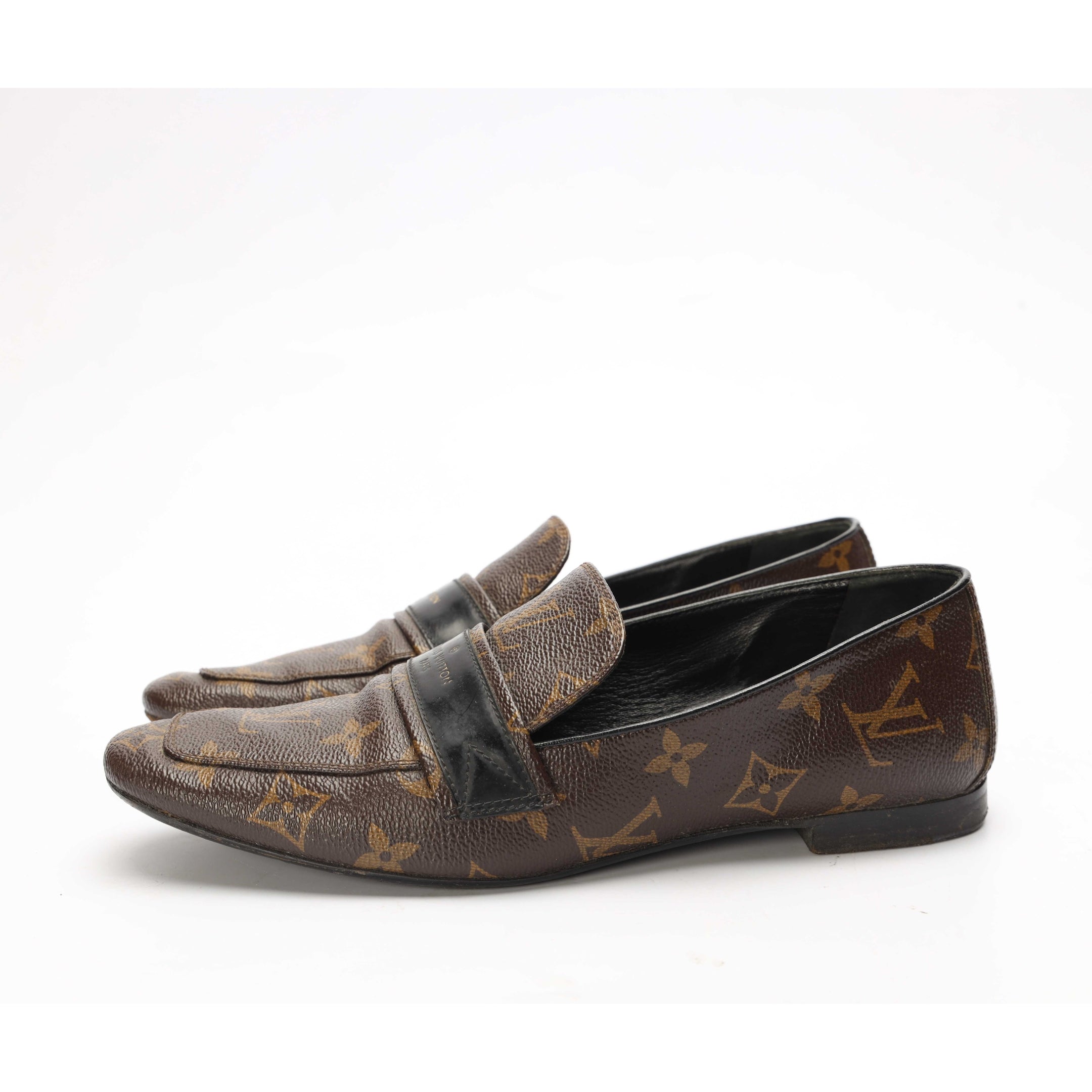 Louis Vuitton Monogram Canvas Upper Case Loafers