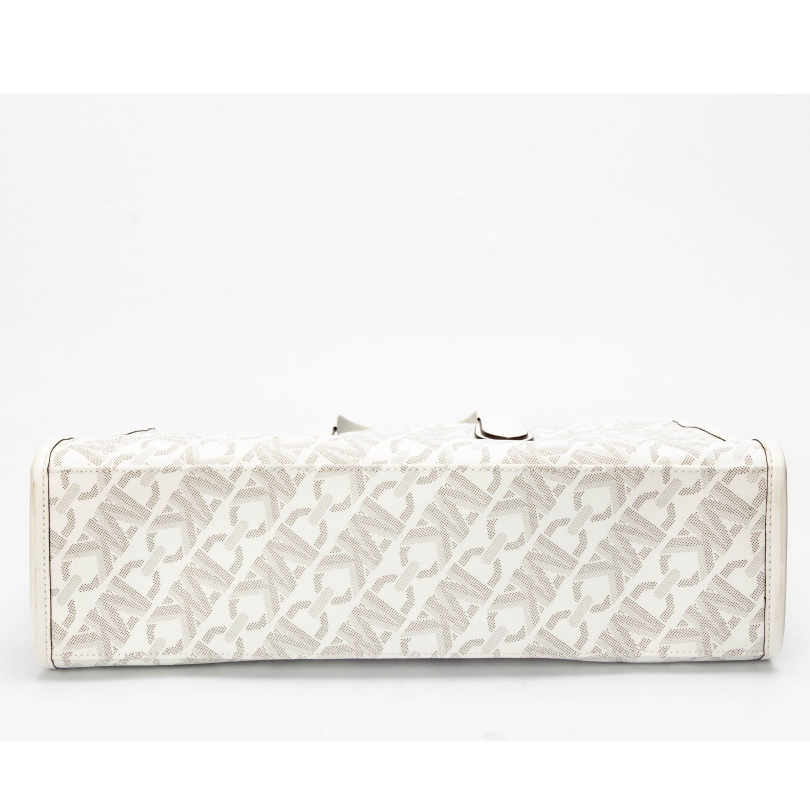 Michael Kors White Gigi Empire Logo Tote