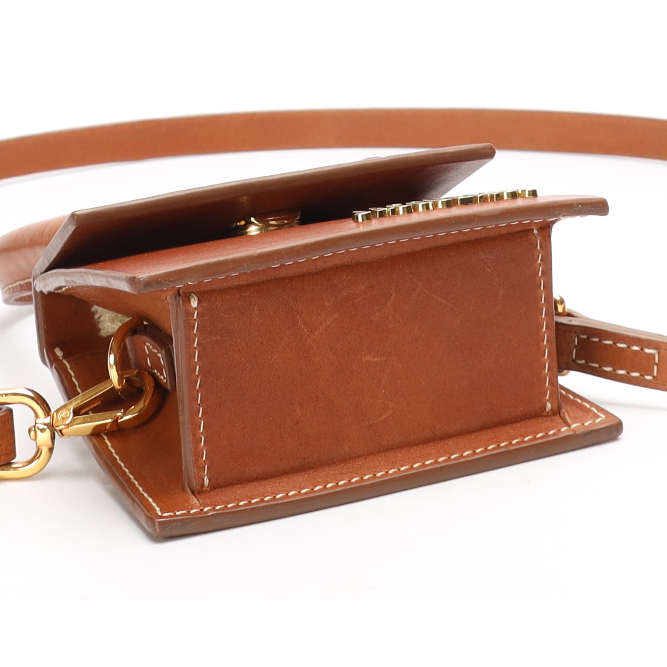 Jacquemus Le Chiquito Moyen Toffee Crossbody Bag