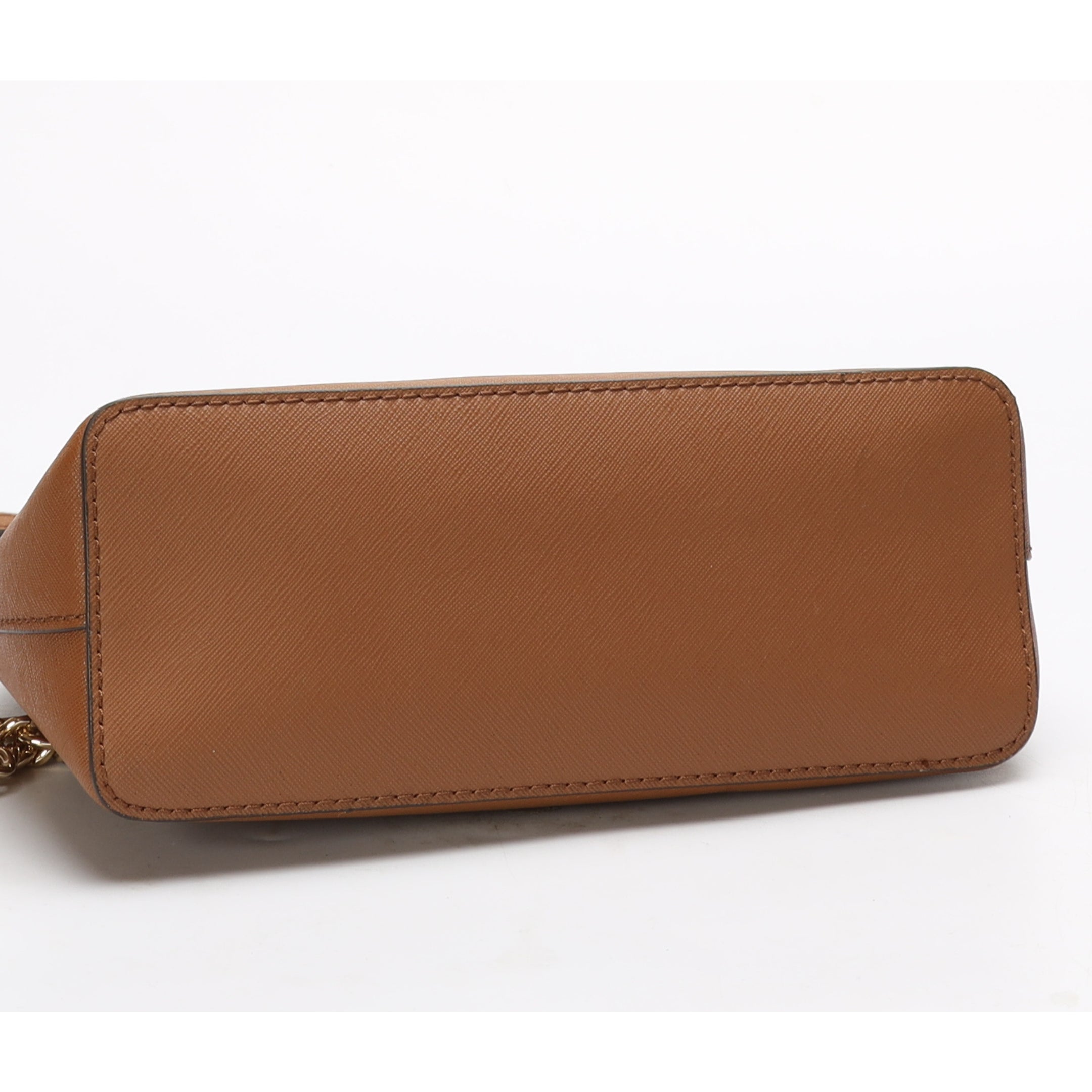 Michael Kors Tan Jet Set Travel Dome Crossbody Bag