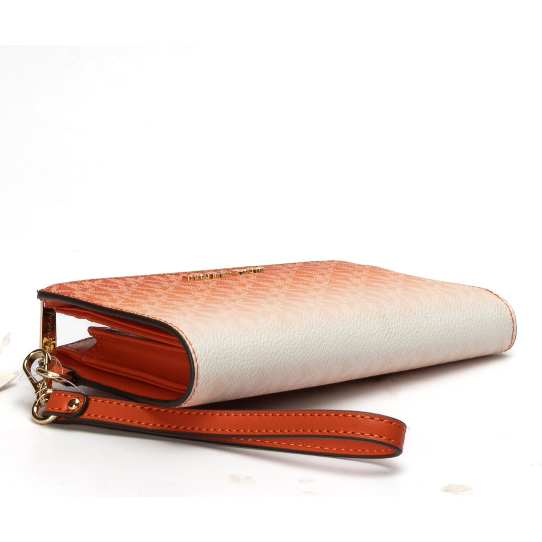 Michael Kors Jet Set Ombré Logo Wristlet Wallet