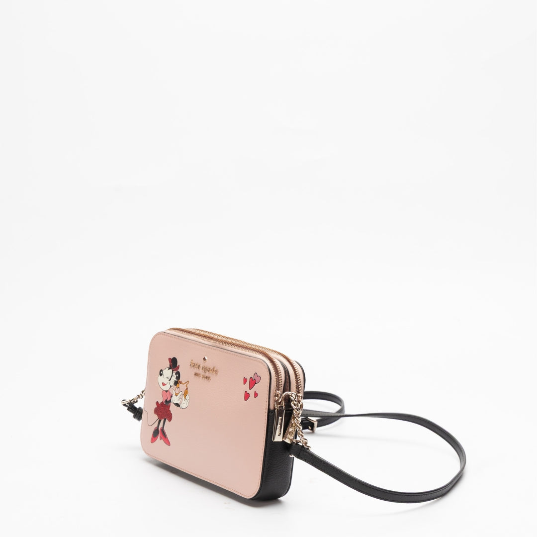 Kate Spade Minnie Mouse Double Zip Crossbody Bag