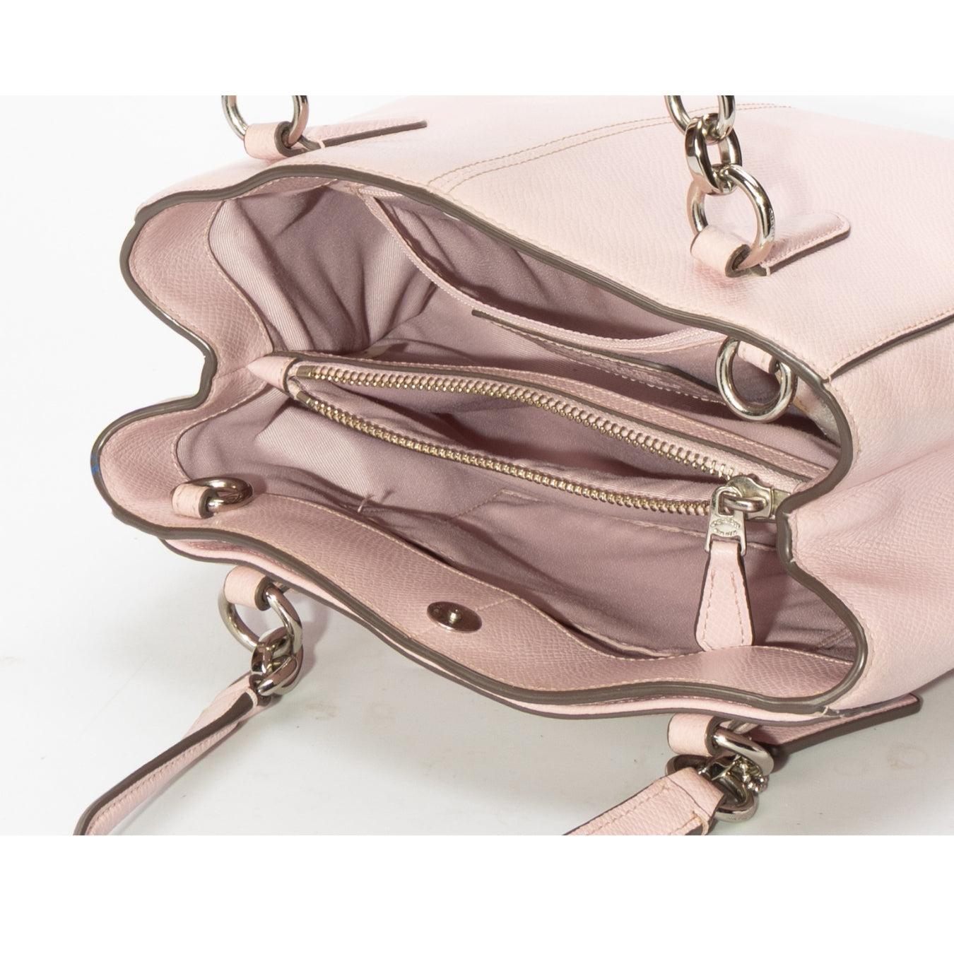 Coach Pink Leather Christie Carryall Satchel