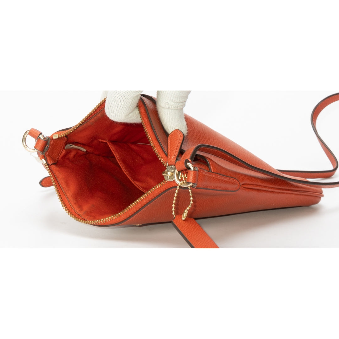 Coach Red Leather Crossbody Bag