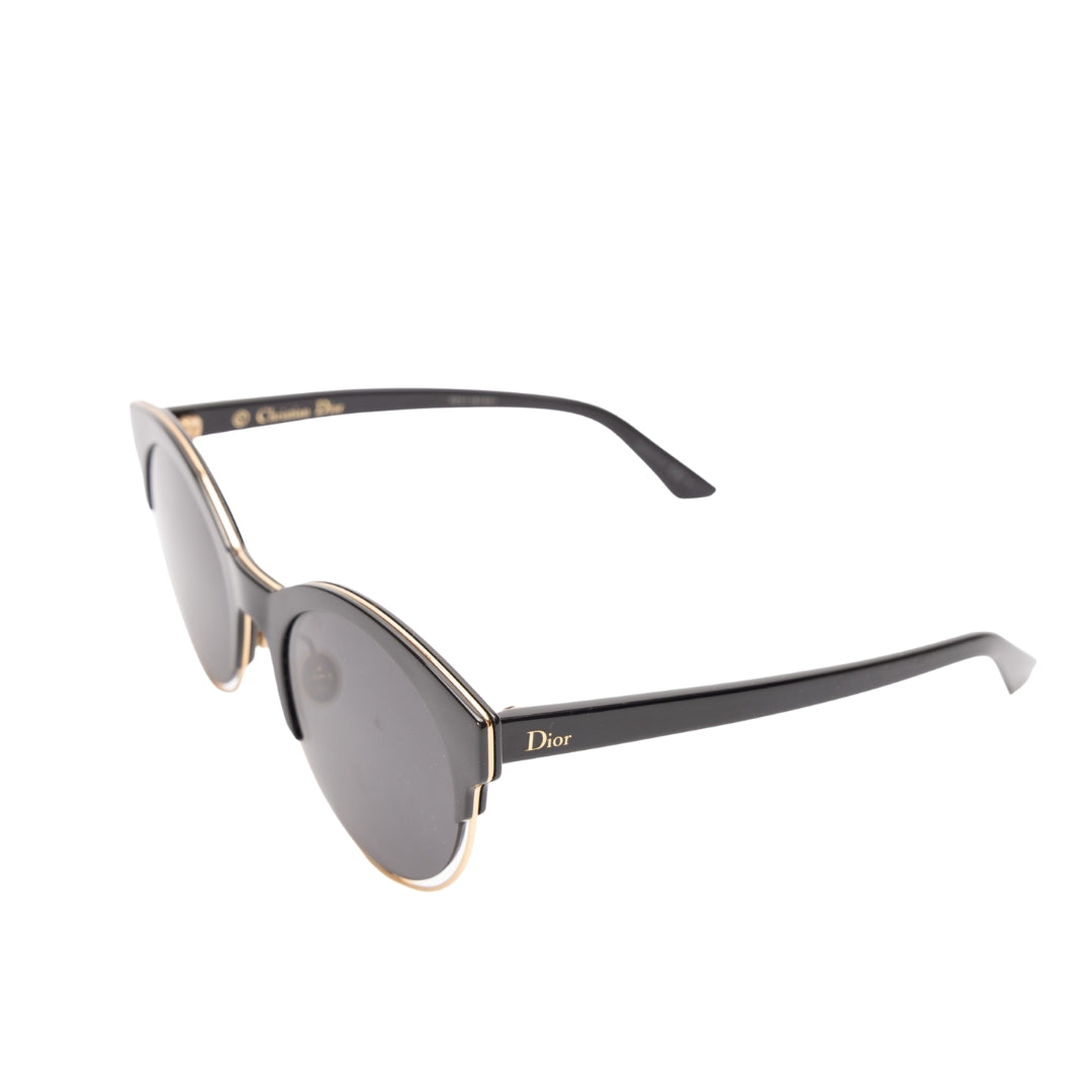 Christian Dior Black Acetate Frame Sunglasses