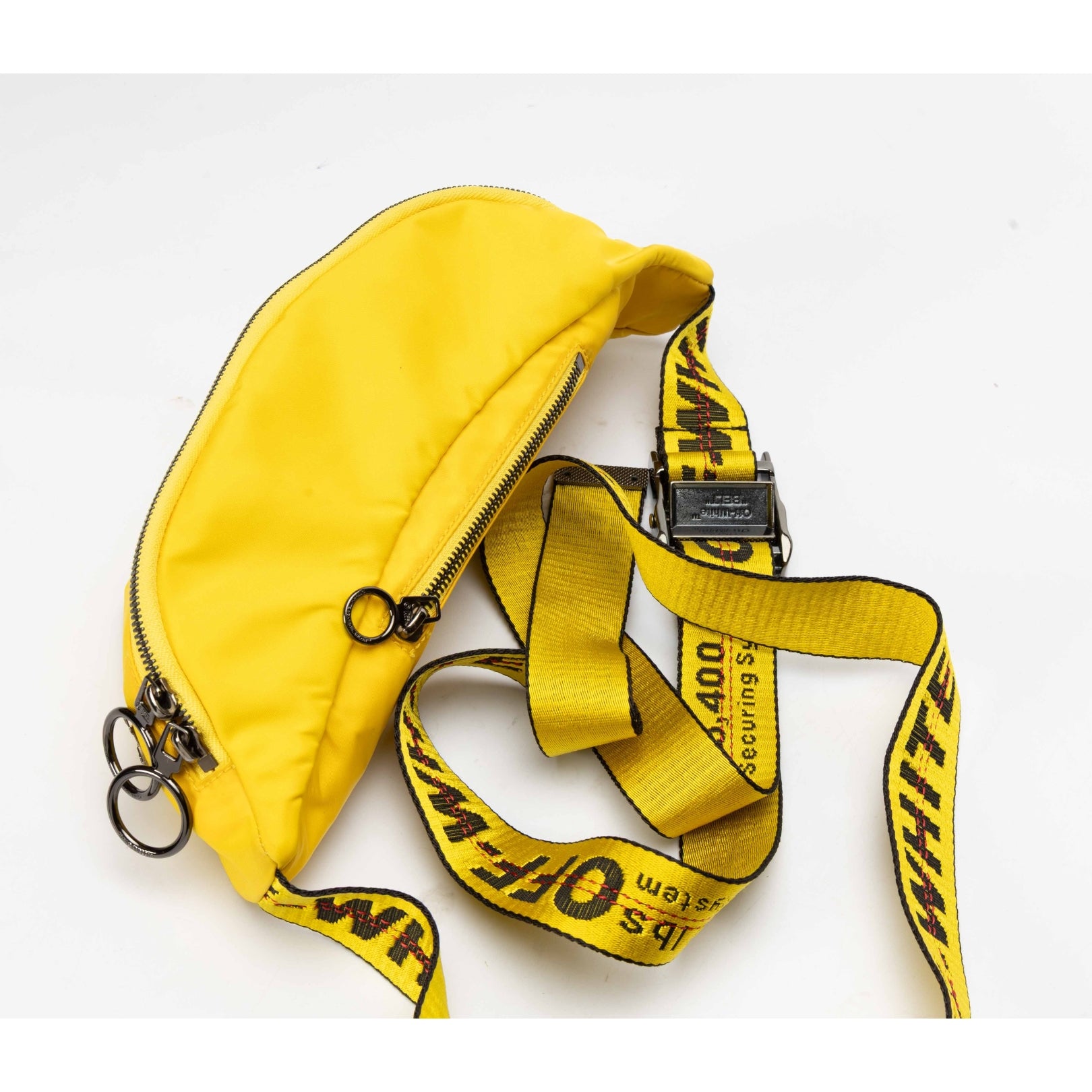 Off-White Yellow Industrial-Strap Belt Bag
