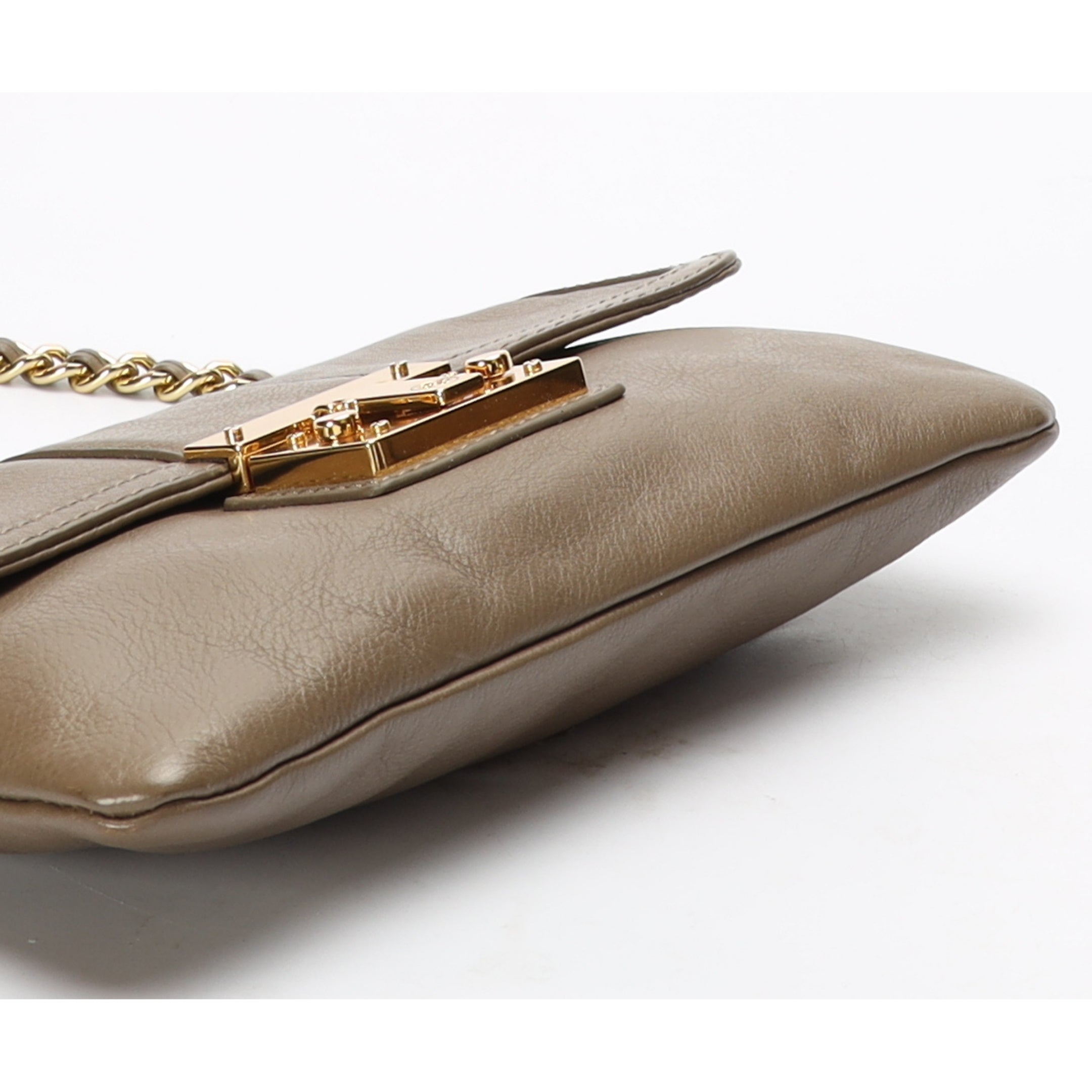 Tory Burch Beige Leather Crossbody Bag