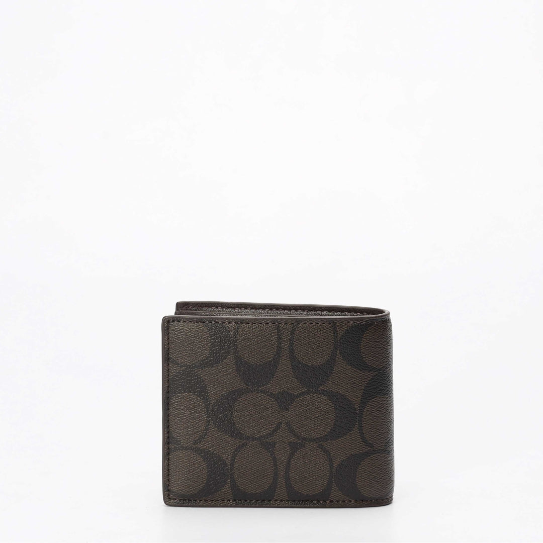 Coach Signature Canvas Bi-fold Wallet