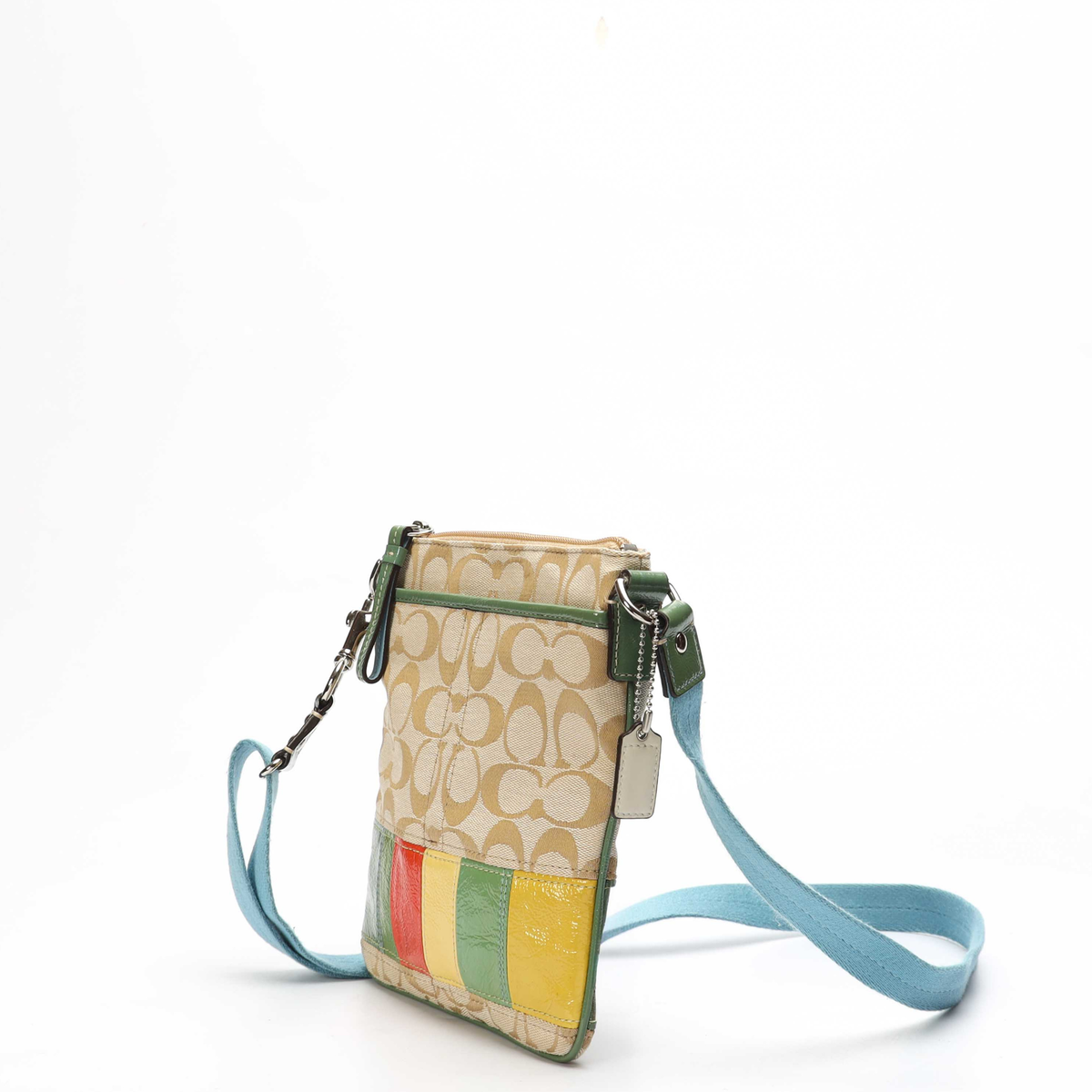 Coach Multicolor Signature Messenger Bag