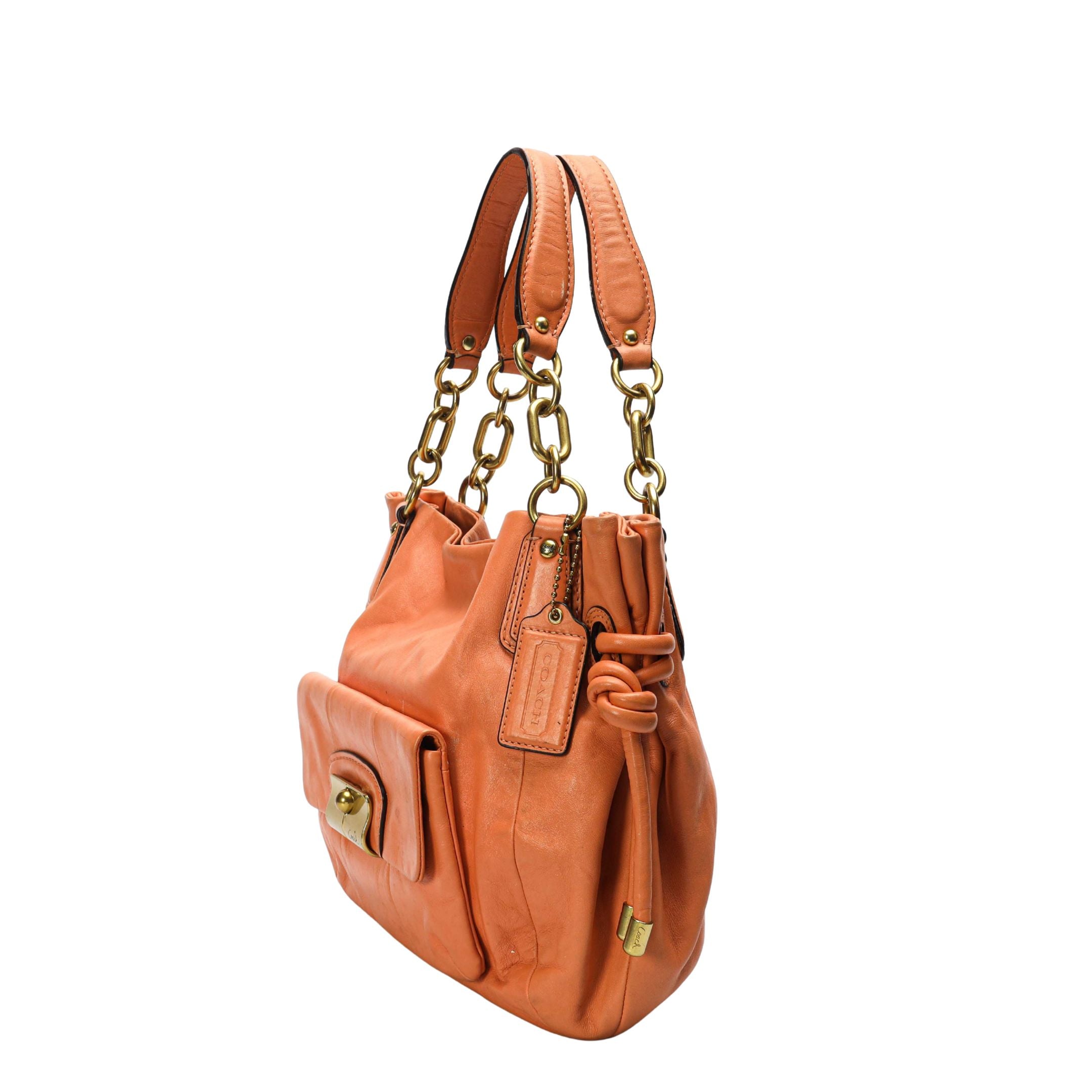 Coach Kristin Orange Shoulder Bag