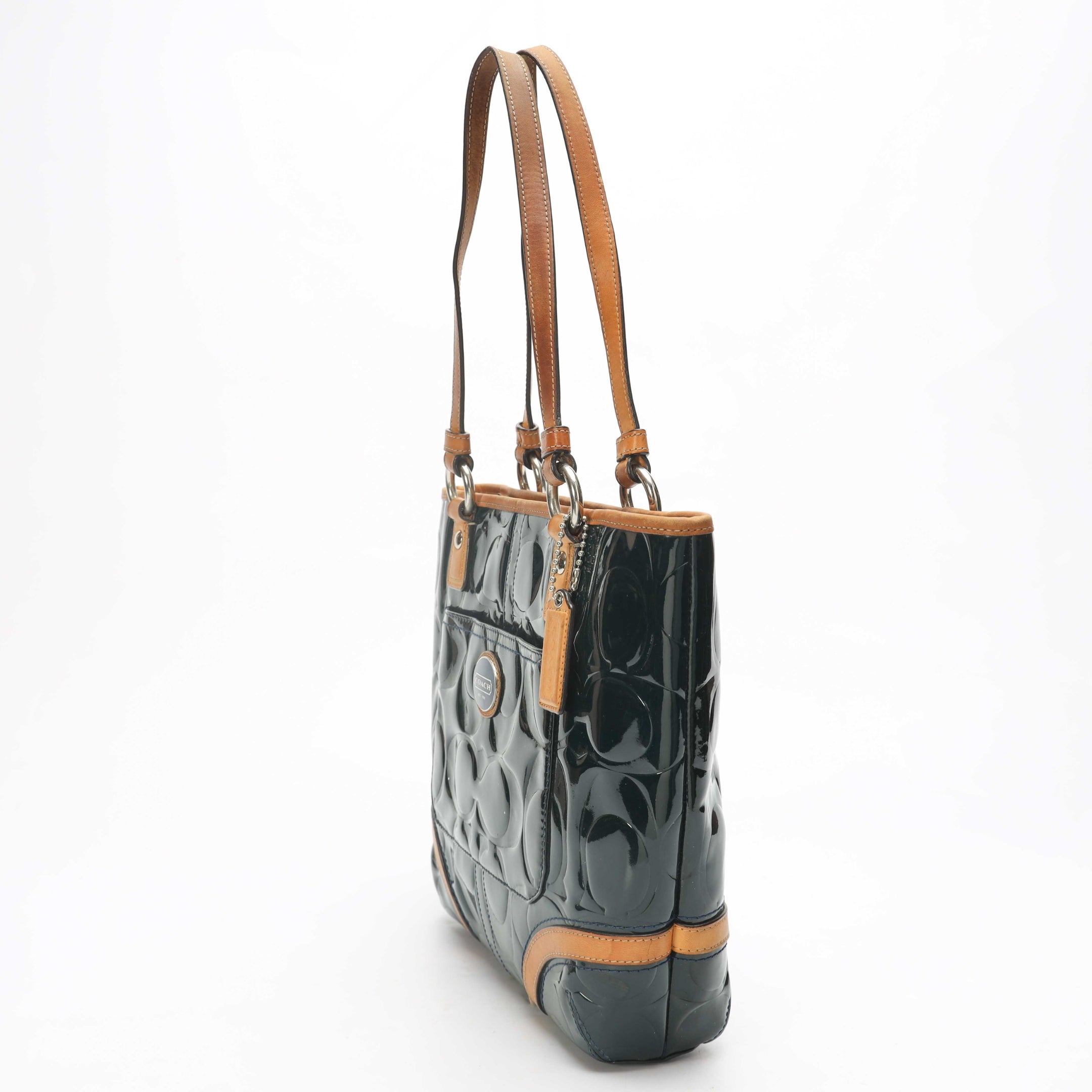 Coach Peyton Green Glossy Tote