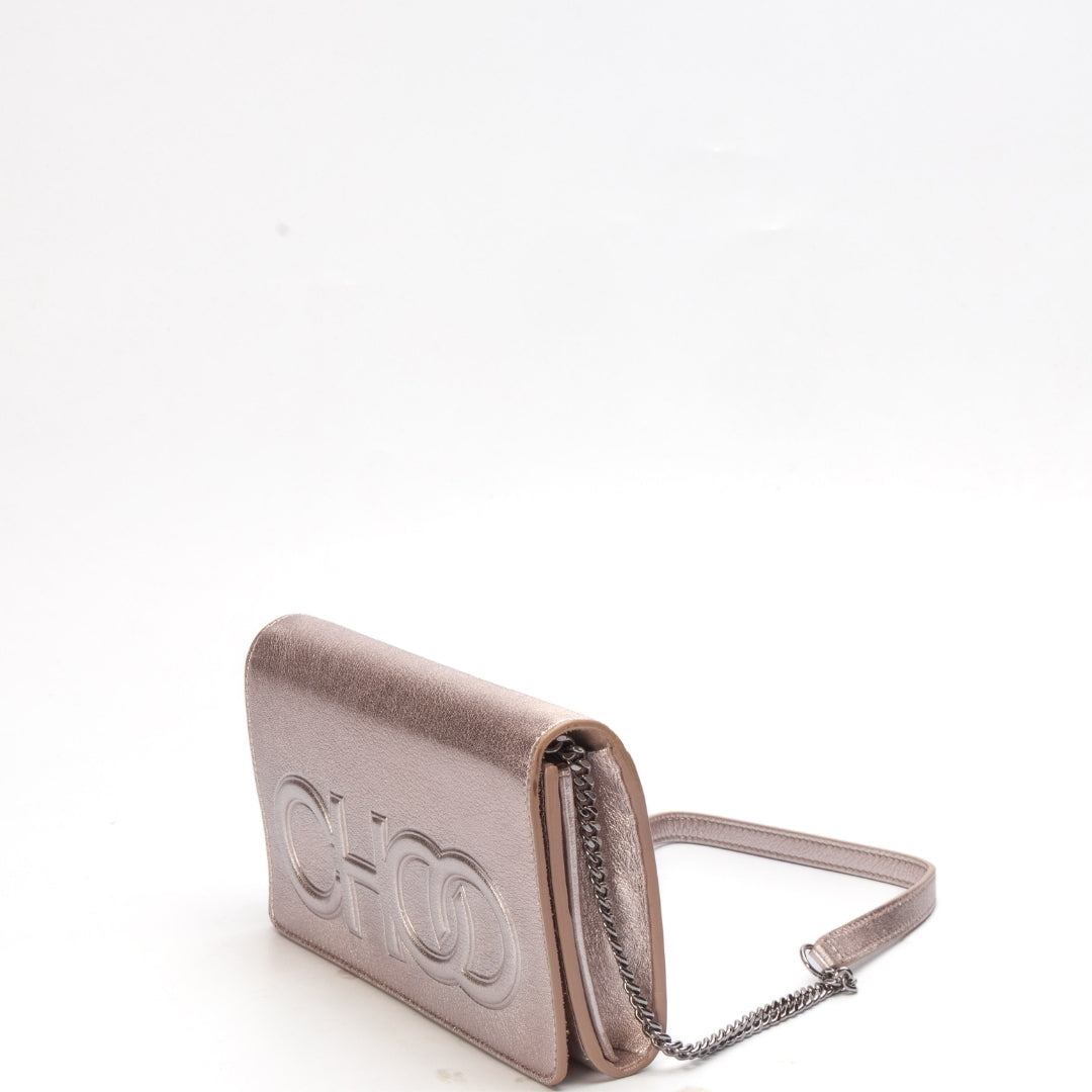 Jimmy Choo Adelia Metallic Sling Bag