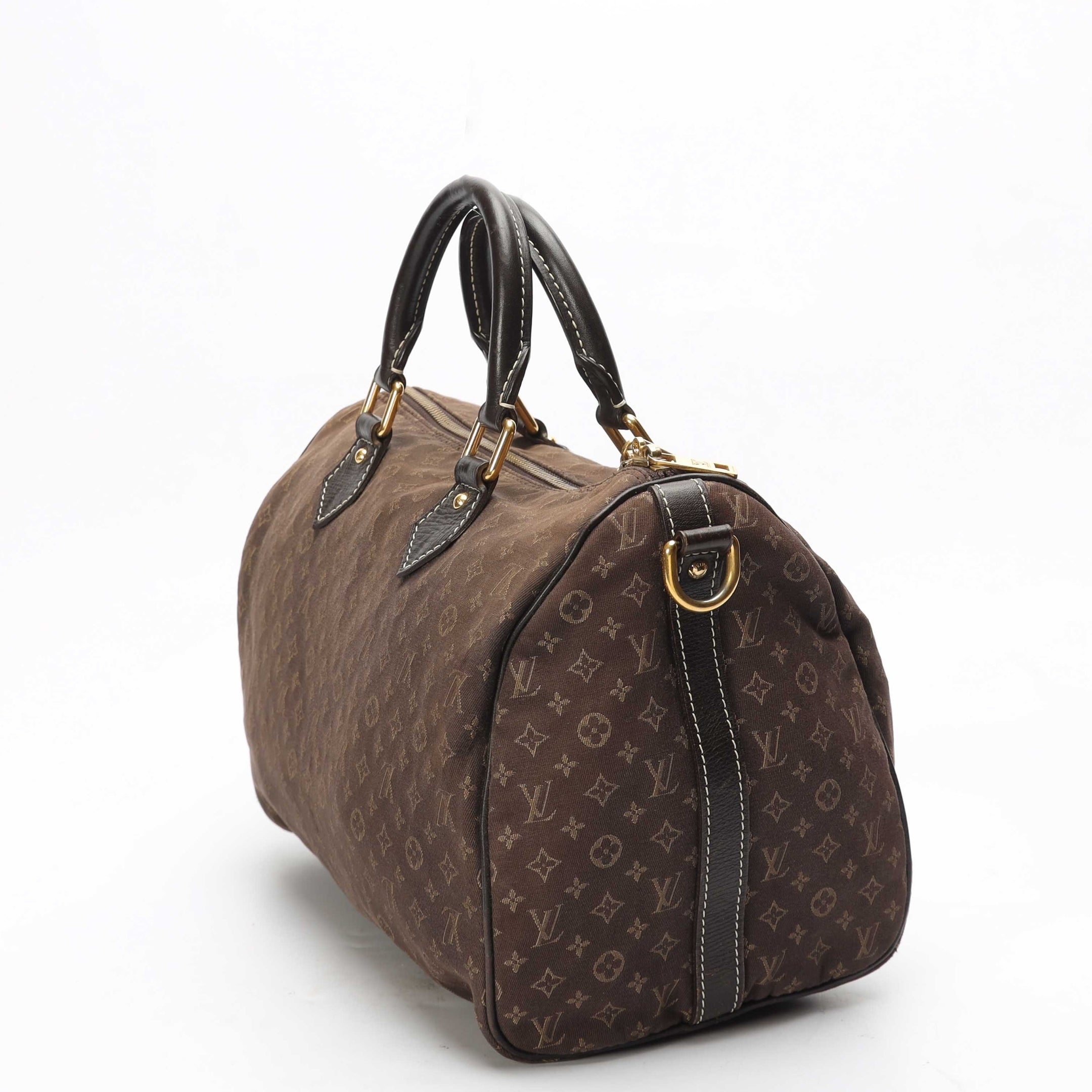 Louis Vuitton Ebene Canvas Lin Speedy 30 Bag
