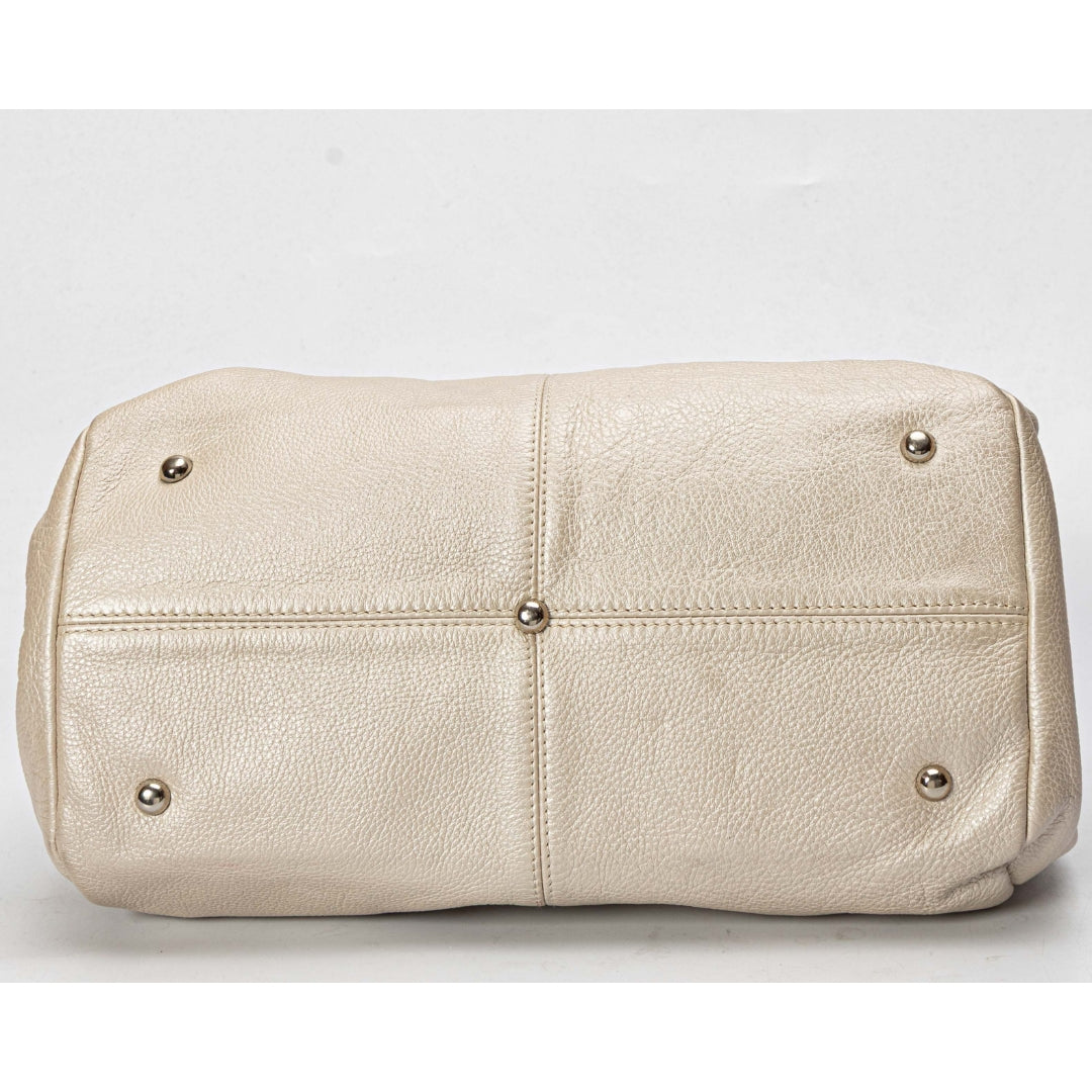 Jimmy Choo Gold Metallic Large Tote