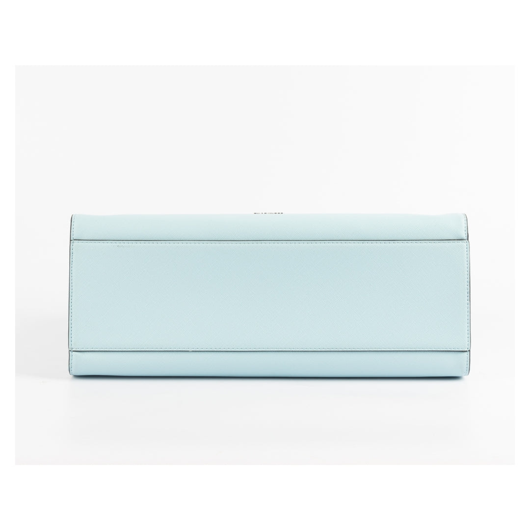 Karl Lagerfeld Blue Leather Tote