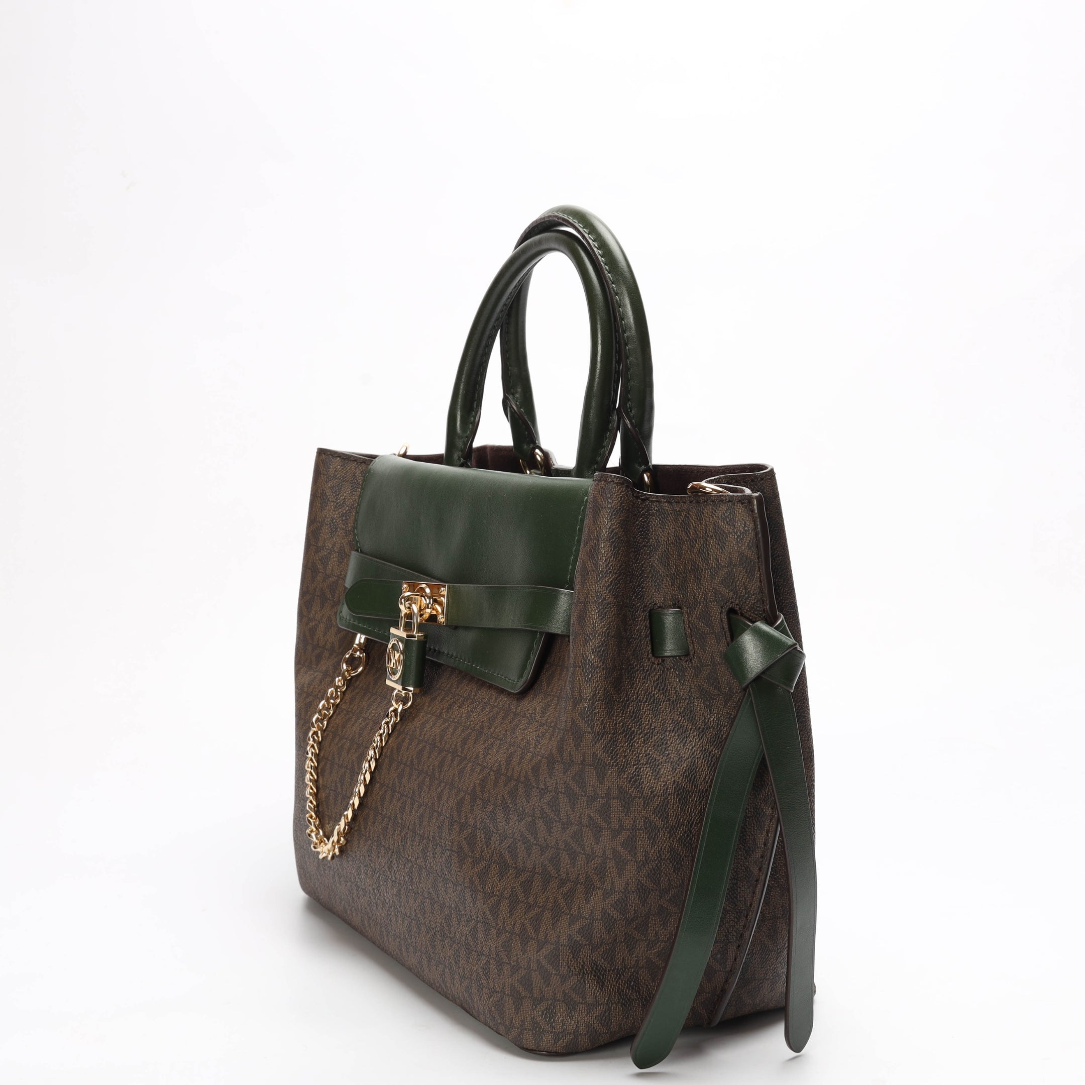 Michael Kors Hamilton Legacy Logo Belted Satchel