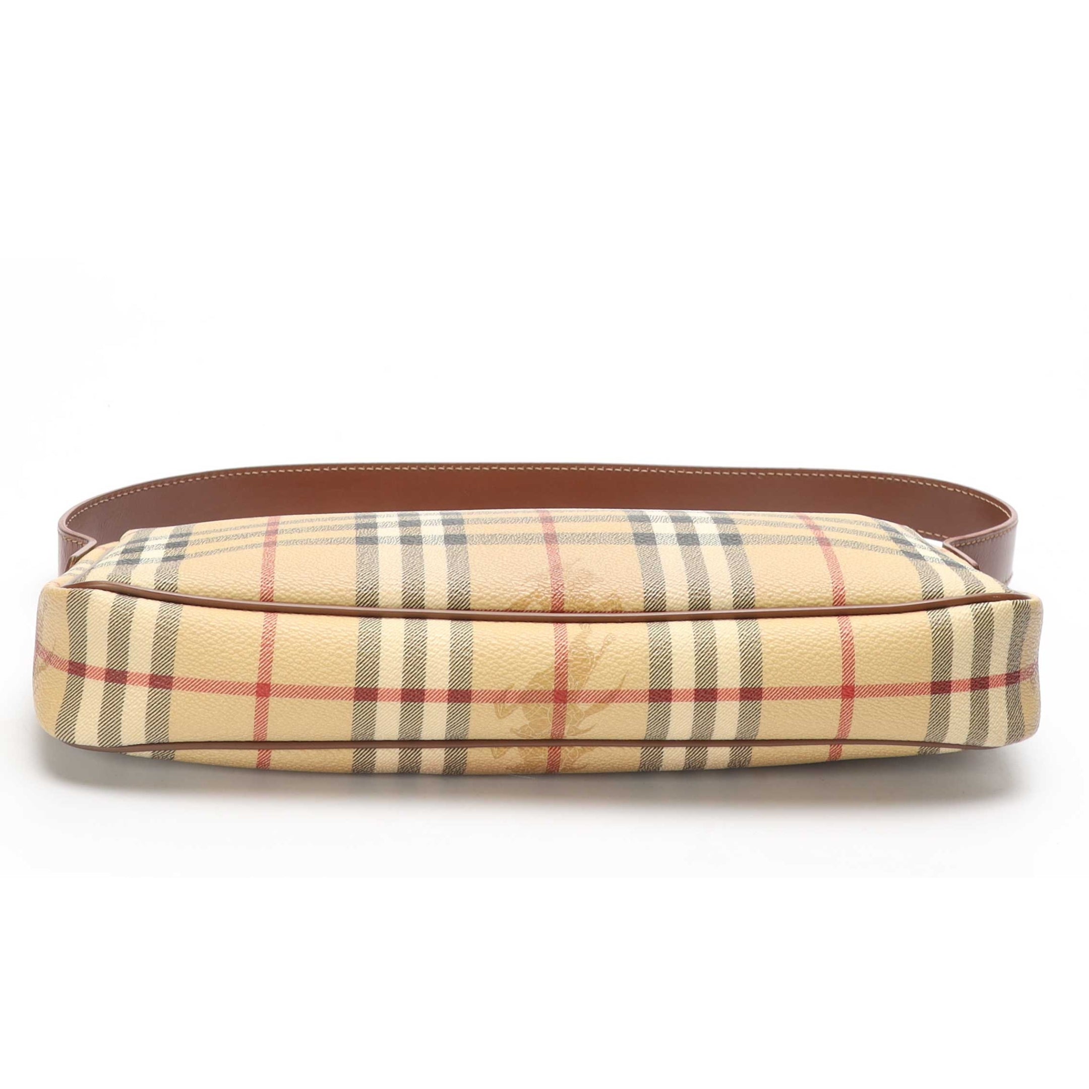 Burberry Beige/Brown Haymarket Check Pochette