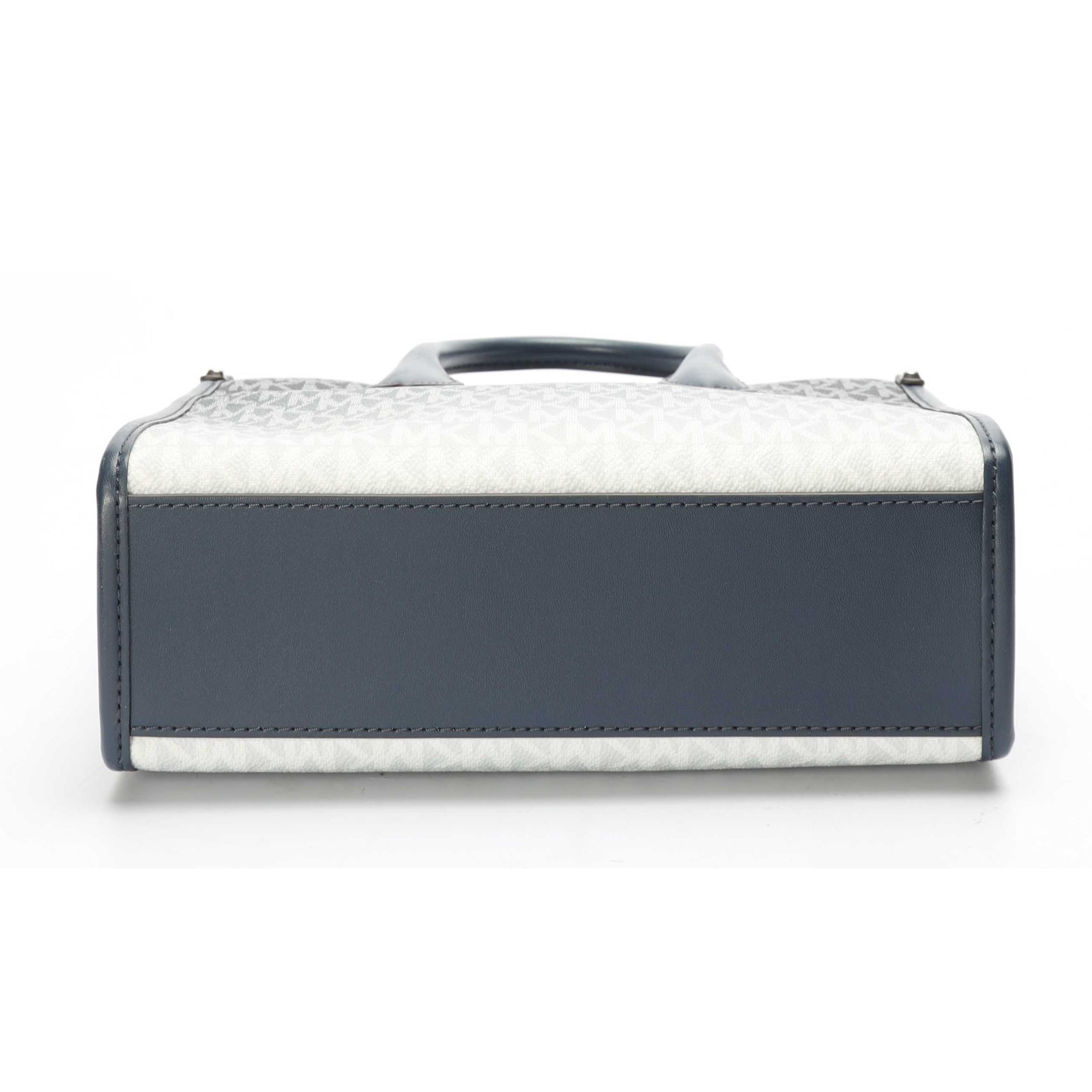 Michael Kors Mirella Navy Ombre Logo Crossbody Satchel