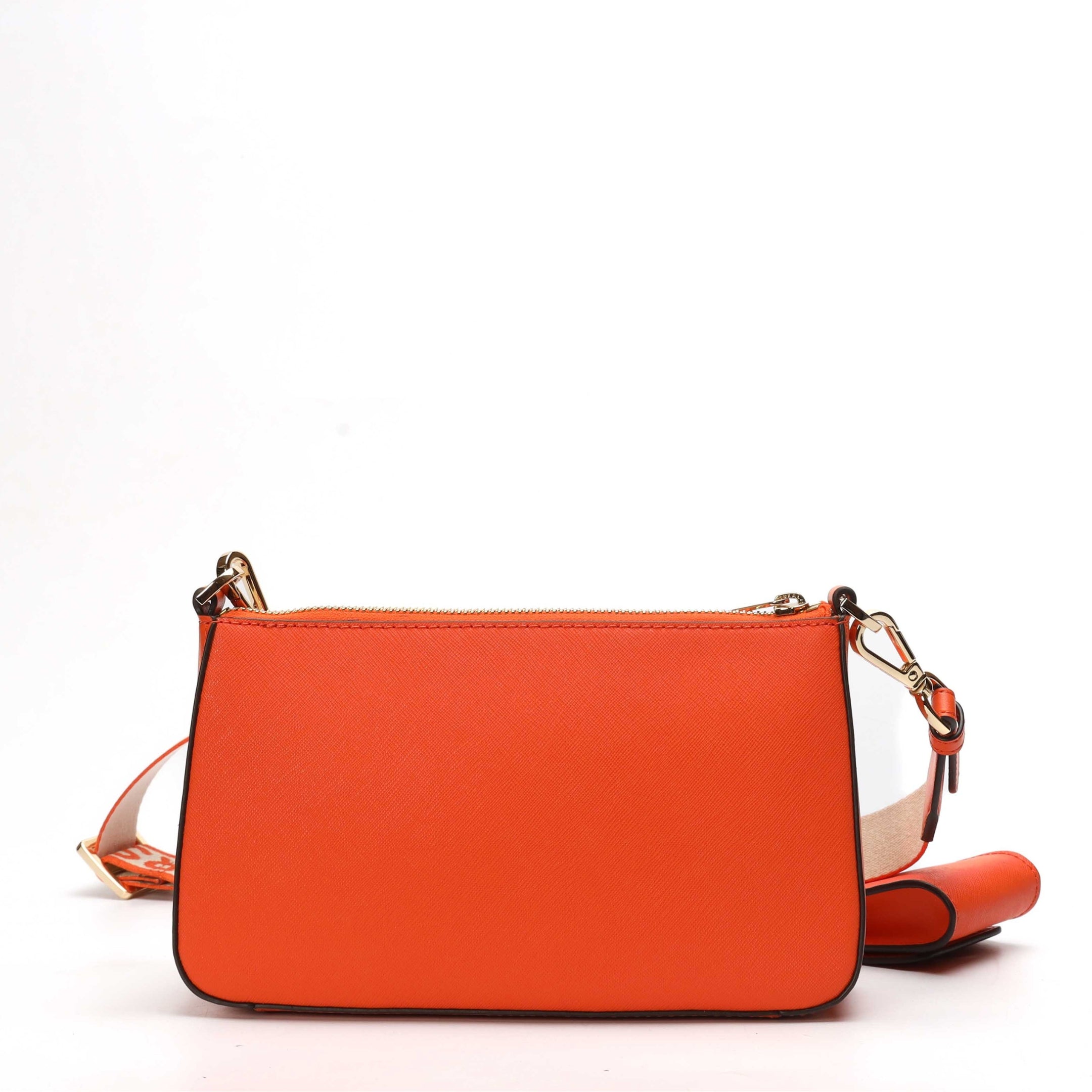 Michael Kors Jet Set Orange Airpods Case Crossbody Bag