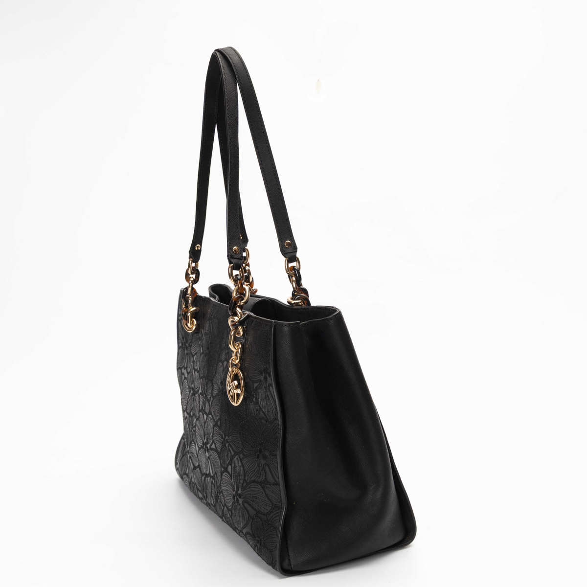 Michael Kors Floral Black Tote