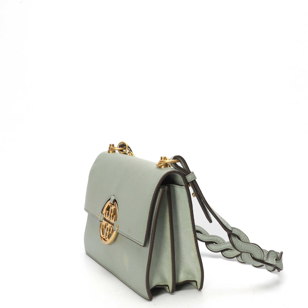 Tory Burch Blue Celadon Miller Shoulder Bag