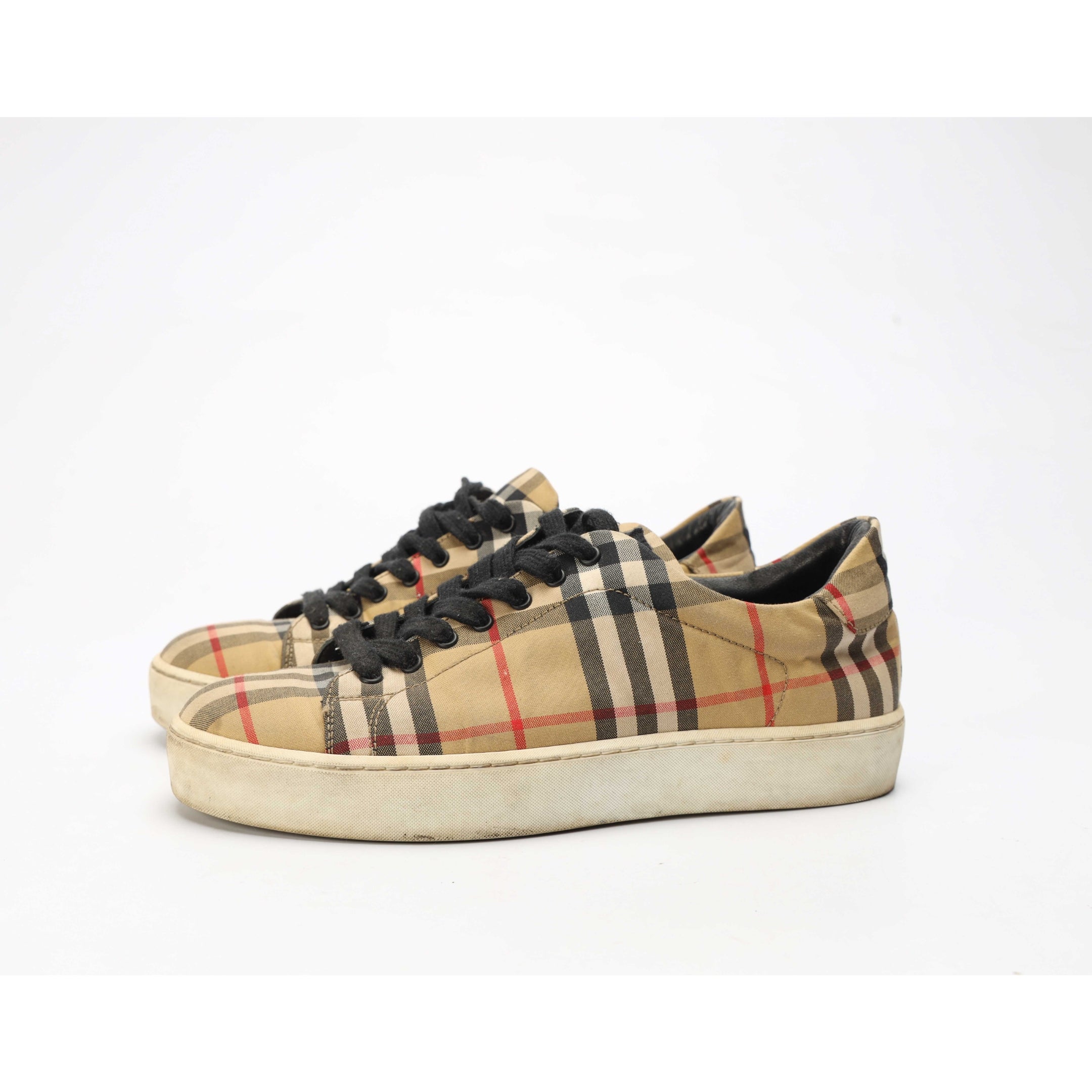 Burberry Check Canvas Sneakers