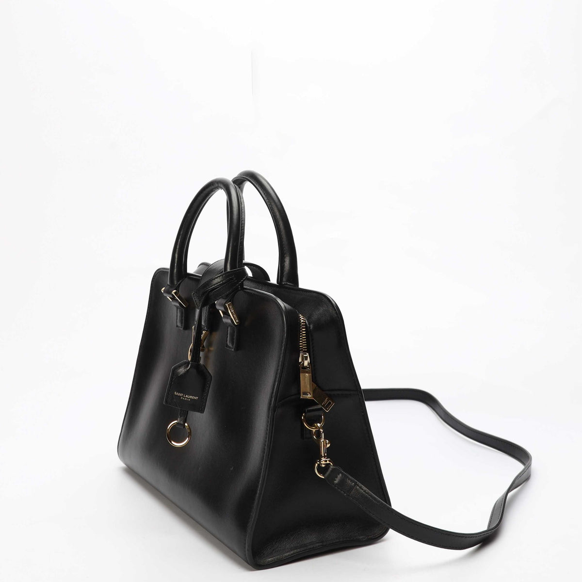 Saint Laurent Black Monogram Baby Cabas Bag