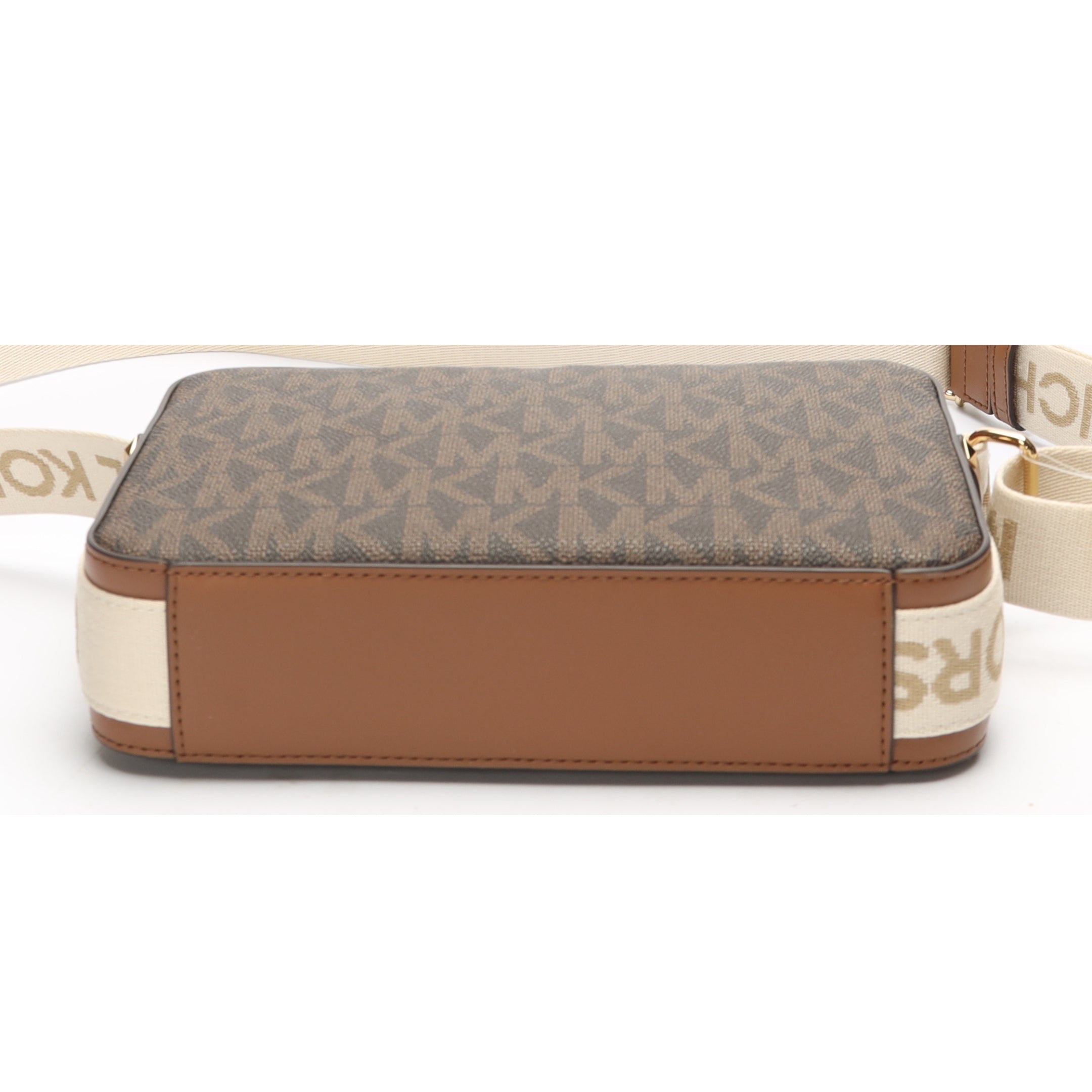 Michael Kors Brown Logo Maeve Crossbody Bag