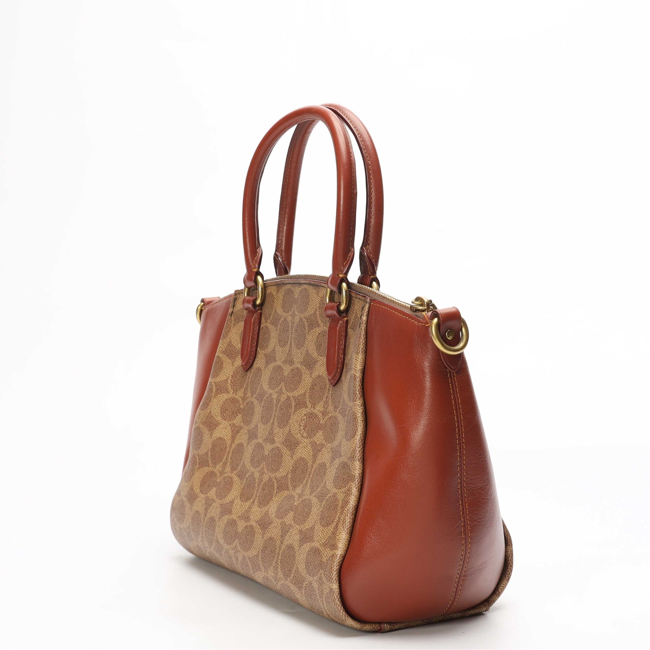 Coach Elise Signature Canvas Satchel