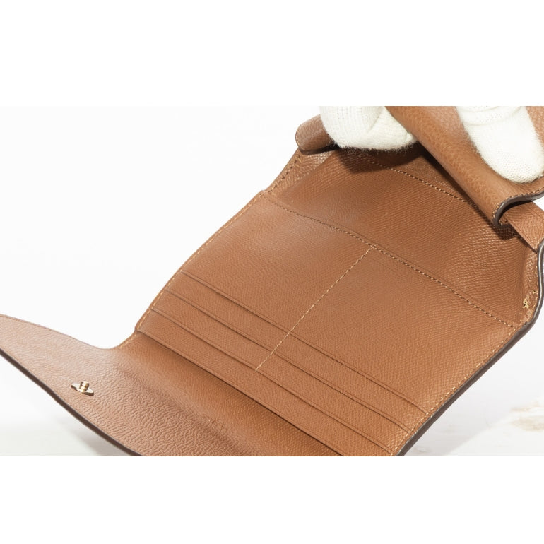 Coach Vintage Saffiano Leather Flap Wallet