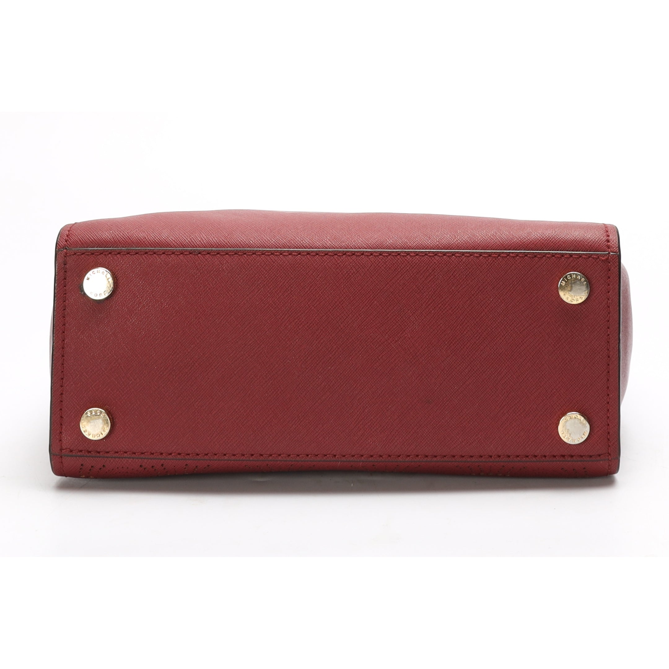 Michael Kors Sophia Maroon Convertible Satchel