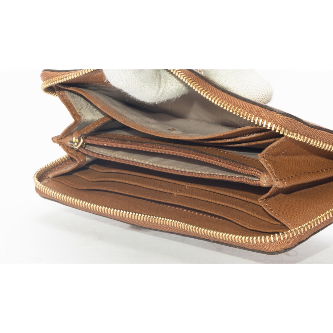 Michael Kors Jet Set Travel Large Leather Continental Wallet