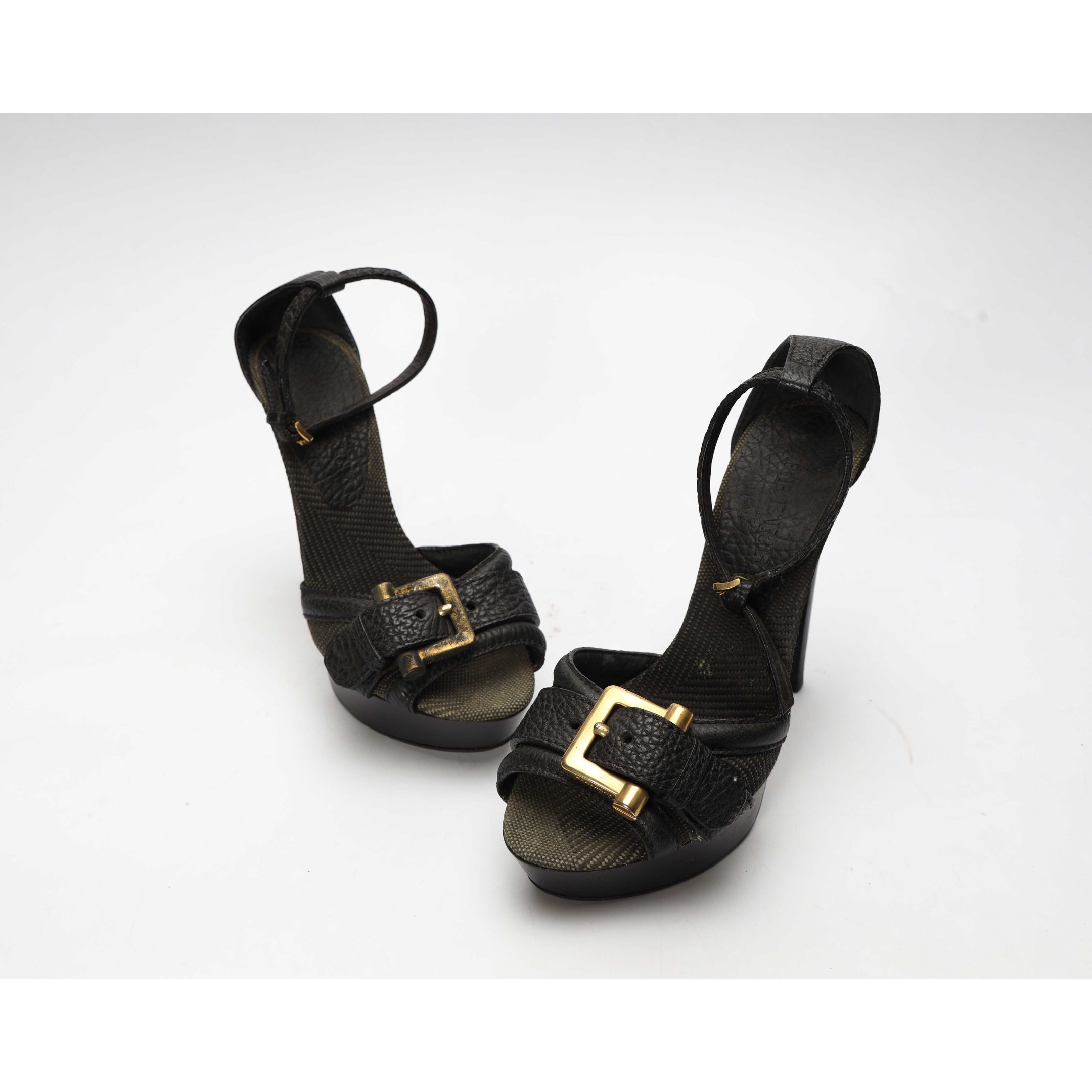 Burberry Platform Heeled Sandals