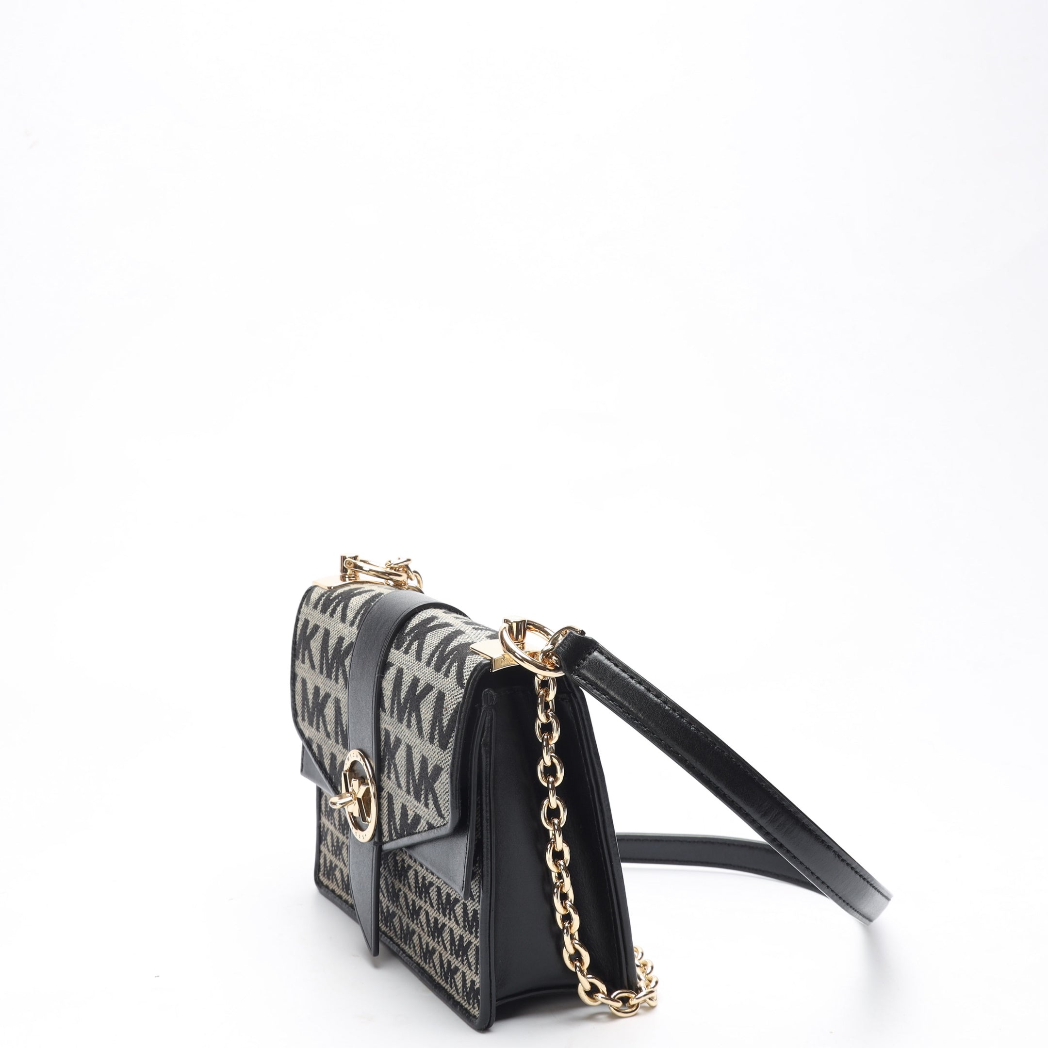 Michael Kors Greenwich Jacquard Logo Crossbody Bag