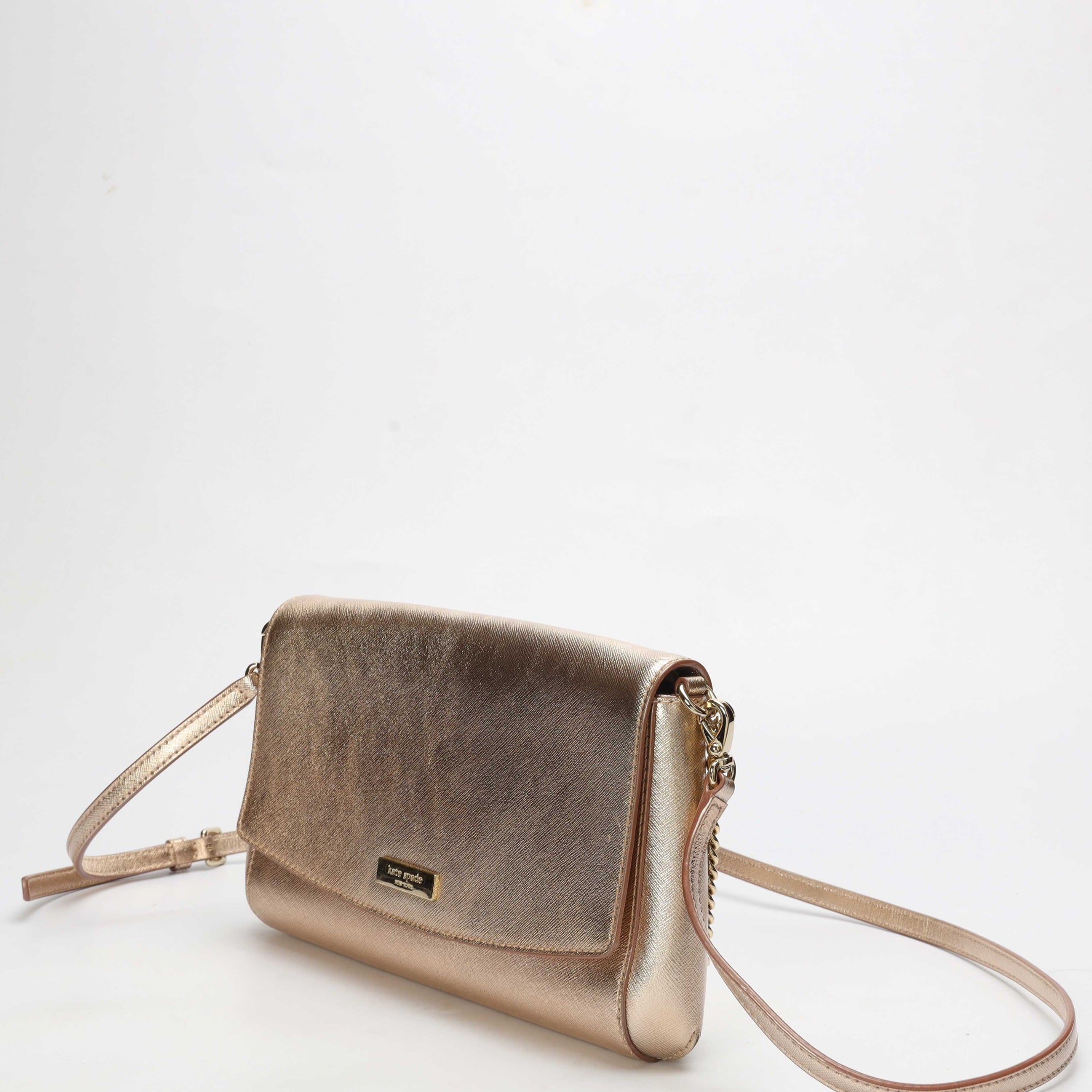 Kate Spade Laurel Rose Gold Crossbody Bag