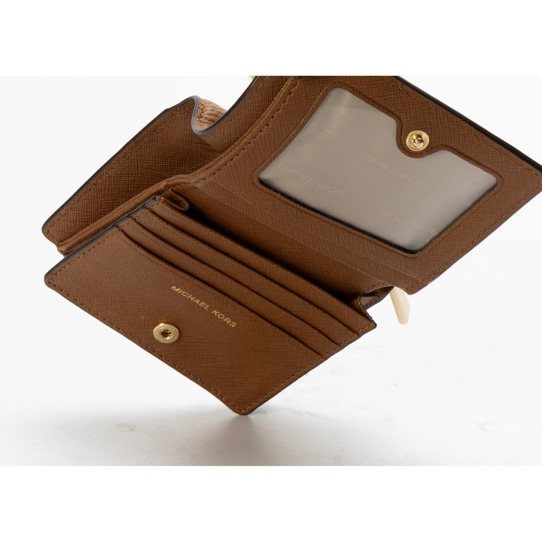 Michael Kors Brown Empire Tri-Fold Wallet