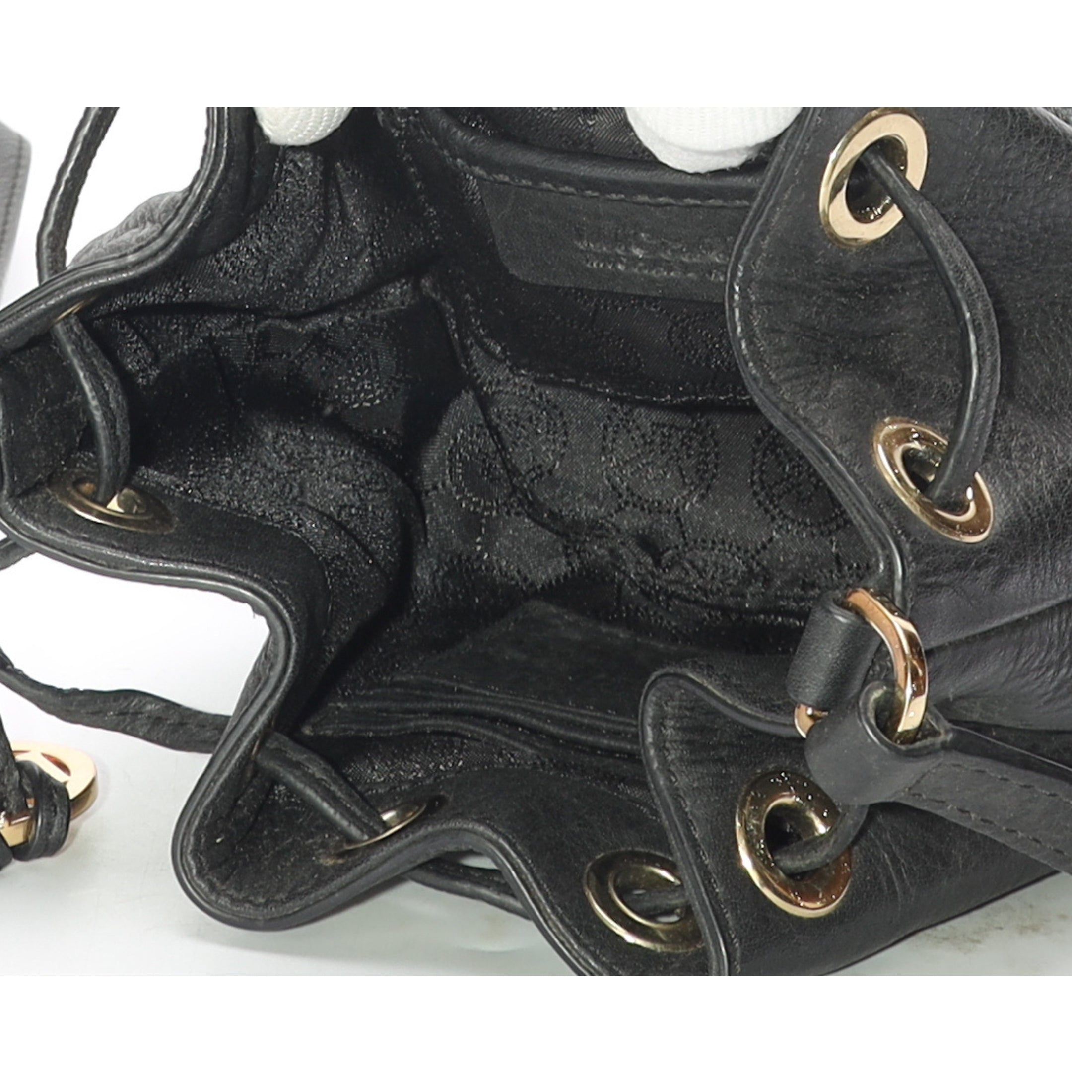 Michael Kors Jules Black Bucket Crossbody Bag